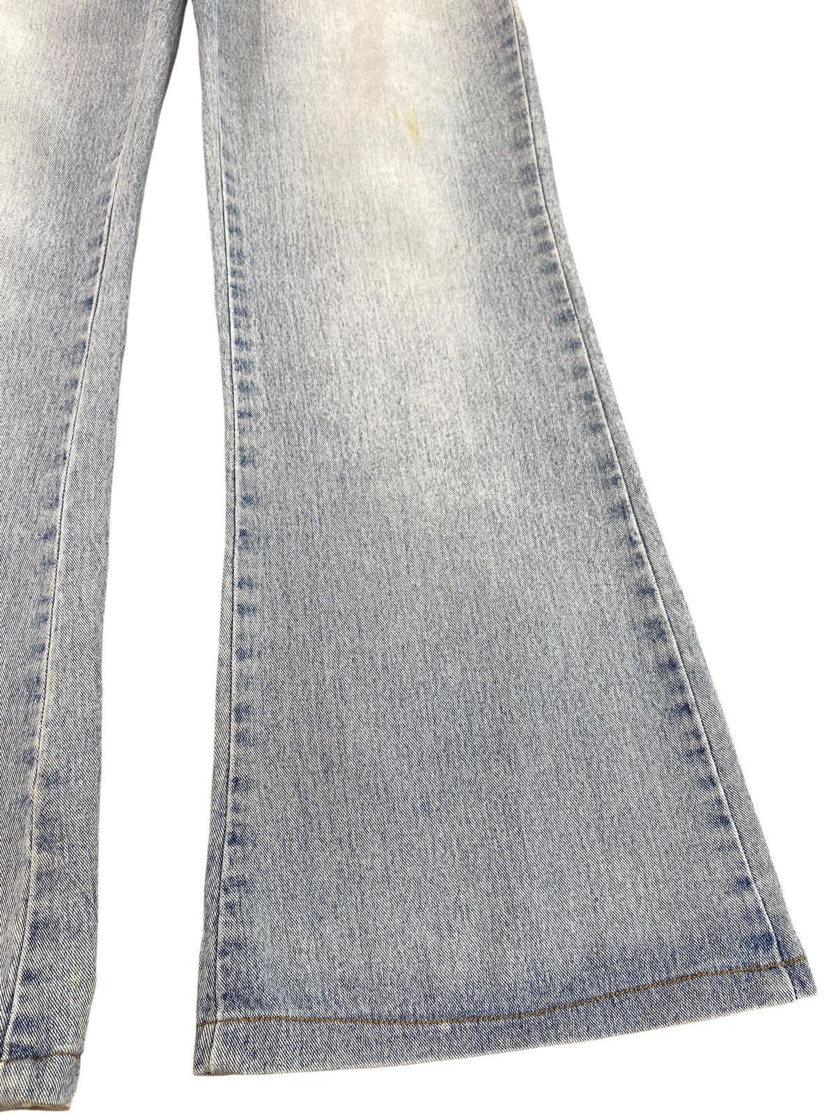 Japanese Brand Japanese Brand Acid Blue Wash Style Flare Jeans Size US 28 / EU 44 - 8 Thumbnail