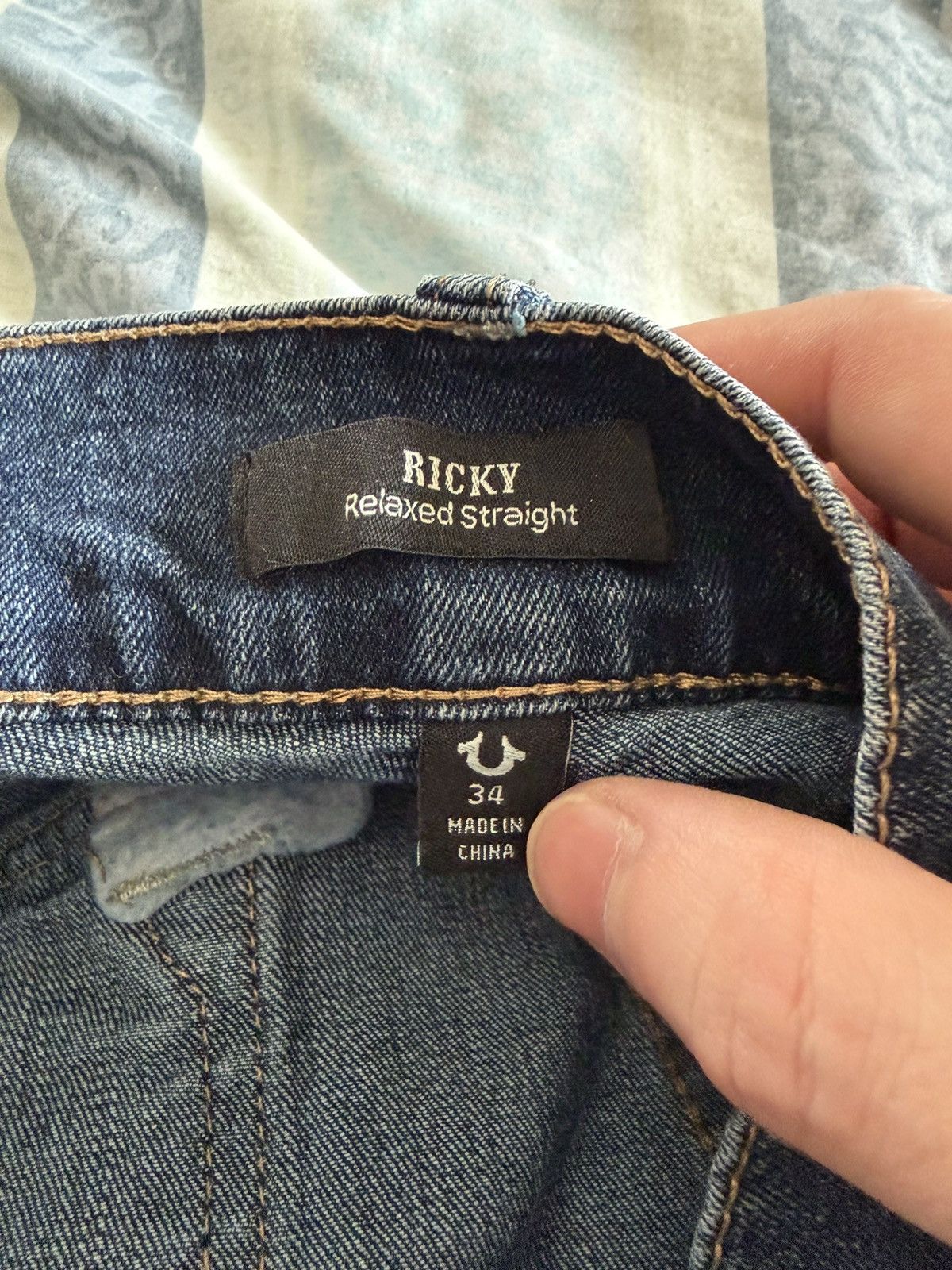 True Religion True religion RICKY SN FLAP STRAIGHT jeans Size US 34 / EU 50 - 5 Thumbnail