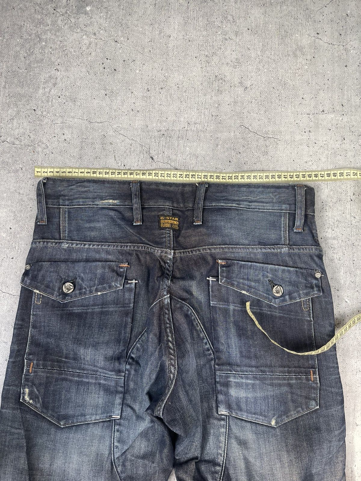 G-Star VTG AVANTGARDE G STAR RAW DENIM MULTIPOCKET JAPAN JEANS Y2K Size US 32 / EU 48 - 2 Thumbnail