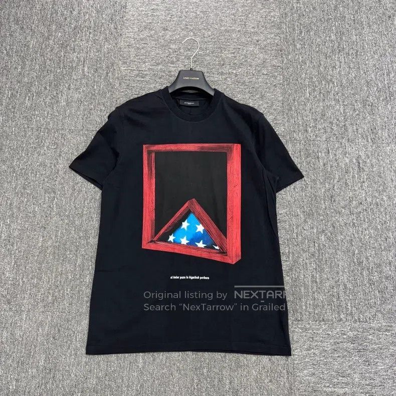 Givenchy Paint Frame Print Short Sleeve