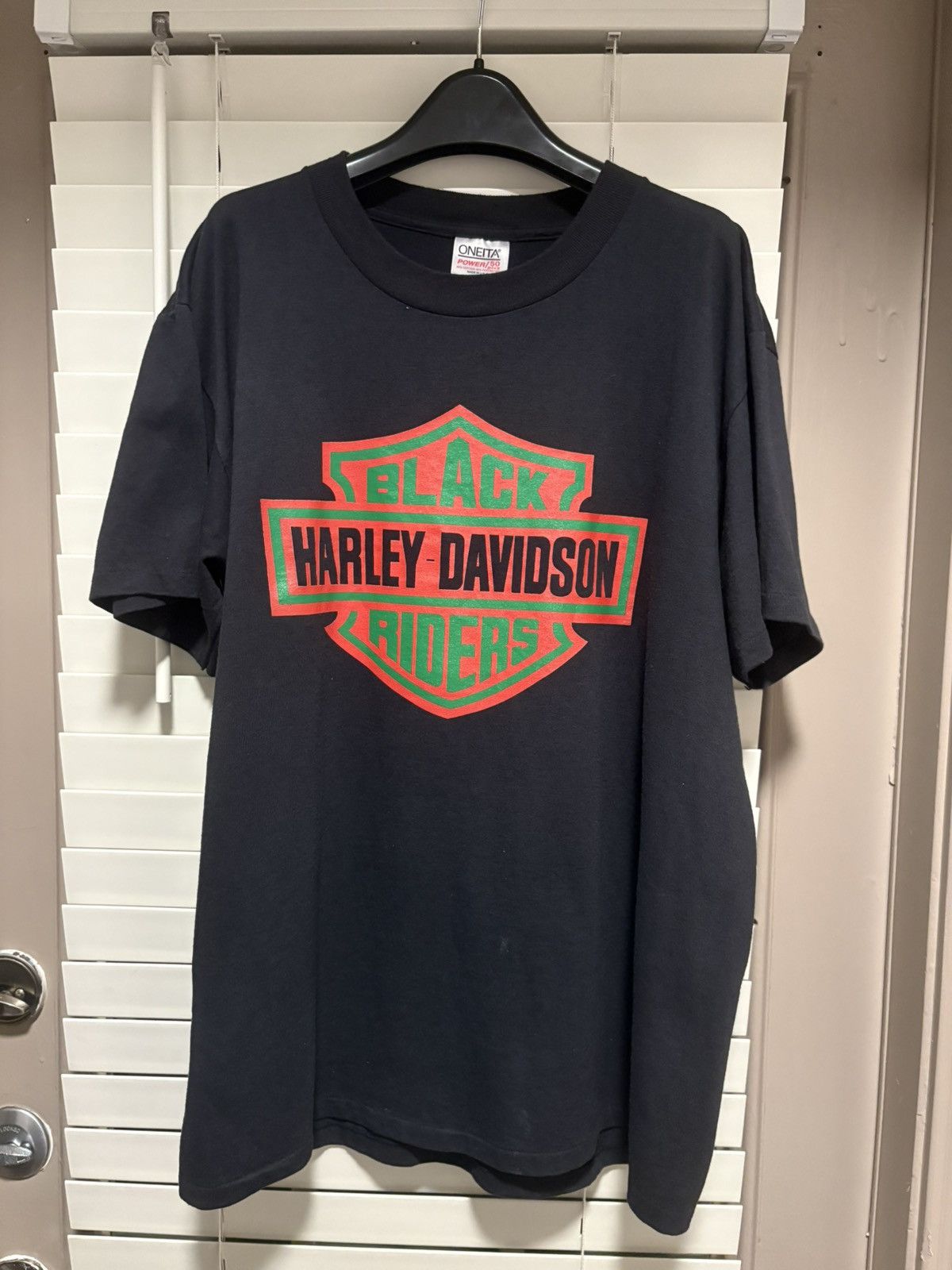 Vintage RARE- vintage Harley ‘black riders’ tshirt Size US L / EU 52-54 / 3 - 4 Thumbnail