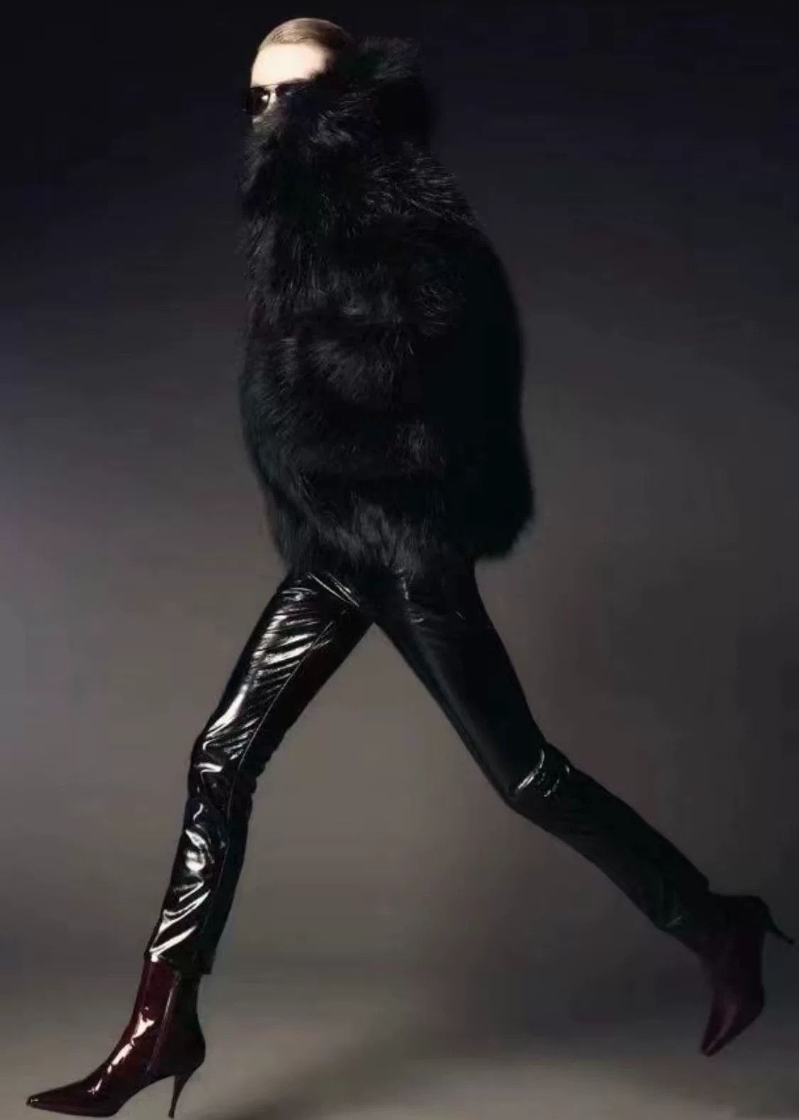 Saint Laurent Paris Saint Laurent Black Shiny Coated Skinny Jeans Size US 29 - 1 Thumbnail