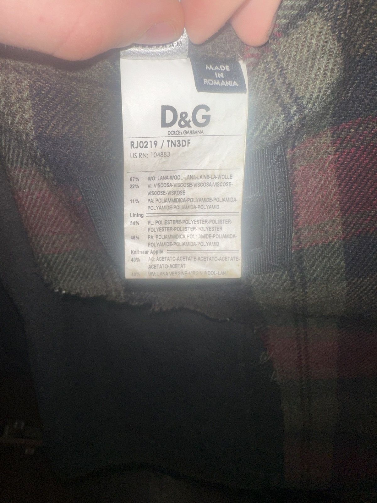 Basic Editions × Dolce & Gabbana × Vintage Blazer dolce gabbana Size 50R - 8 Thumbnail