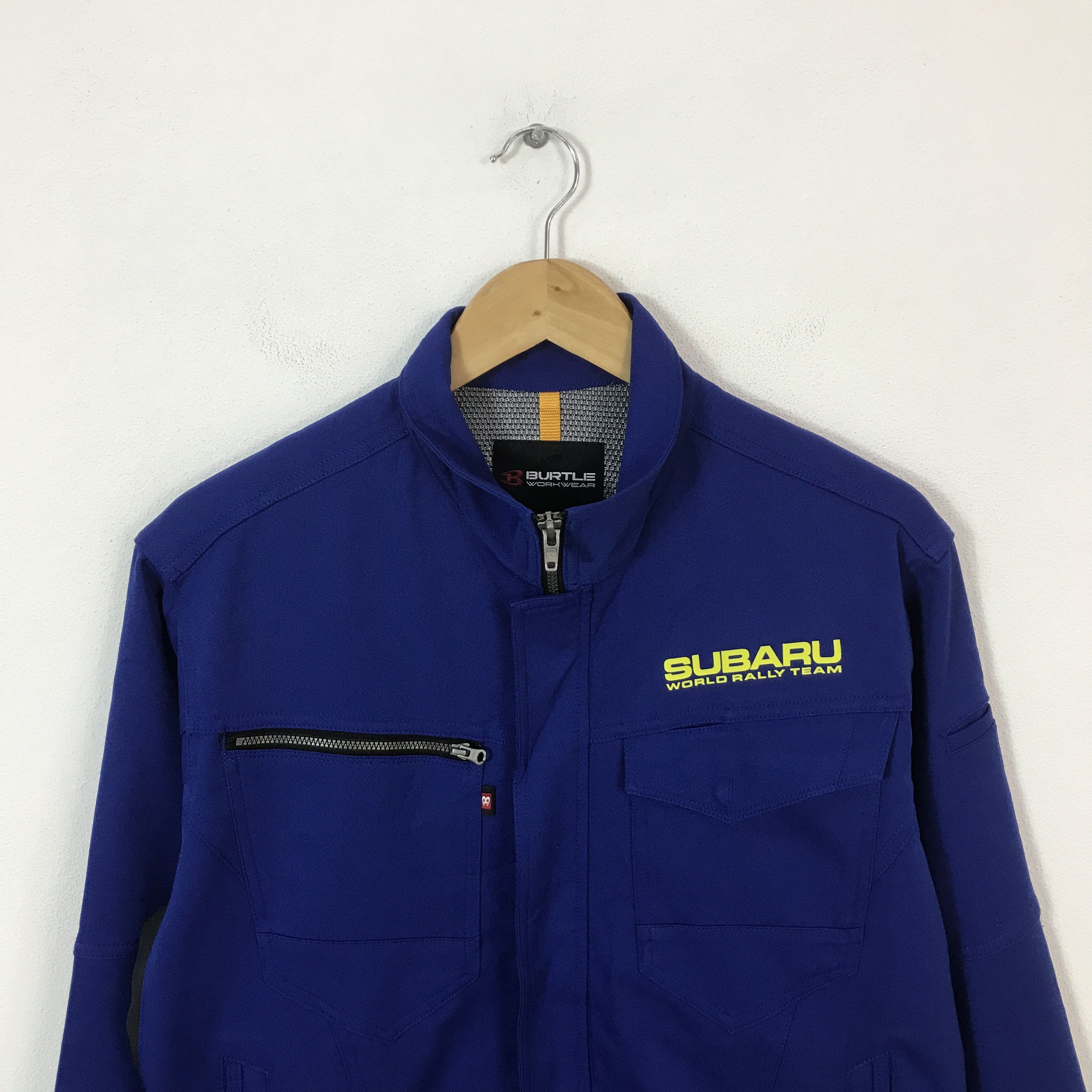 Japanese Brand Vtg subaru racing team Japan motorport custom jacket K62B18 Size US L / EU 52-54 / 3 - 3 Thumbnail