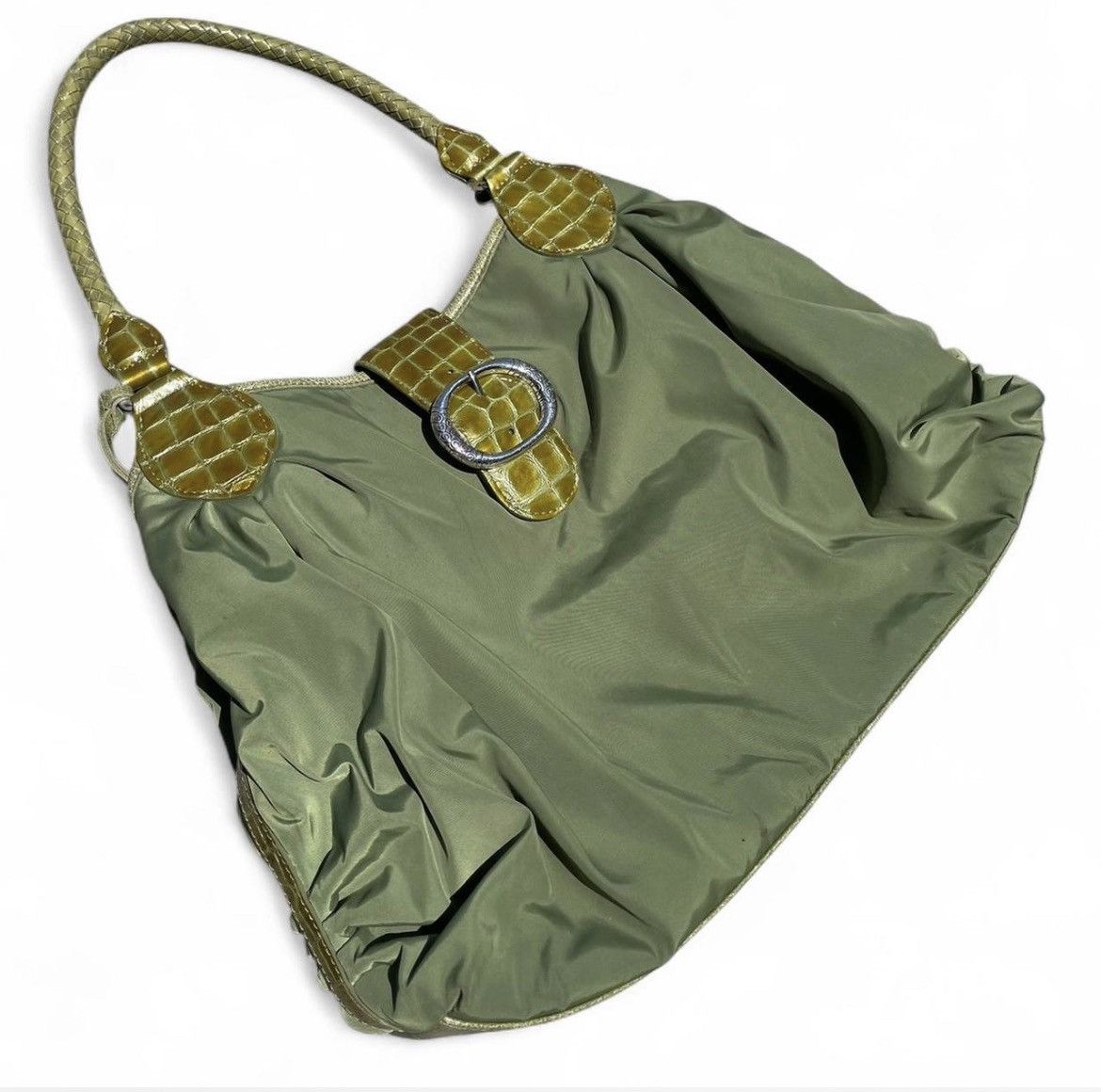 Vintage Vintage Green “ Brighton “ shoulder bag with gold hardware Size ONE SIZE - 1 Thumbnail