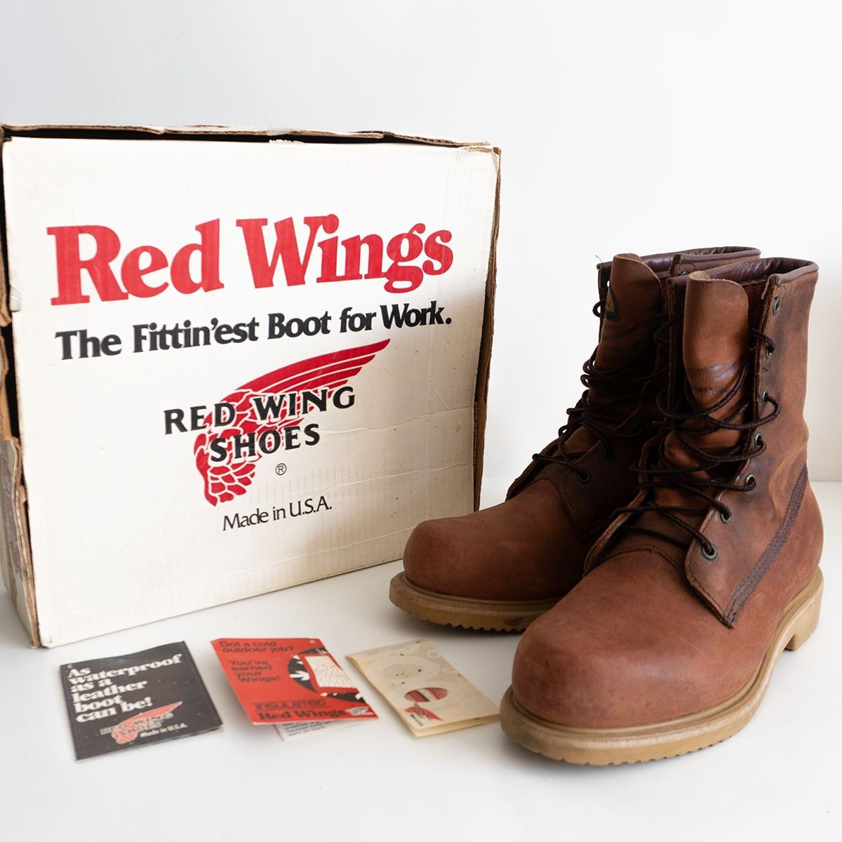 Red Wing REDWING 90s 815 Irish Setter Supersole Work Boots Size 10.5 Size US 10.5 / EU 43-44 - 1 Thumbnail