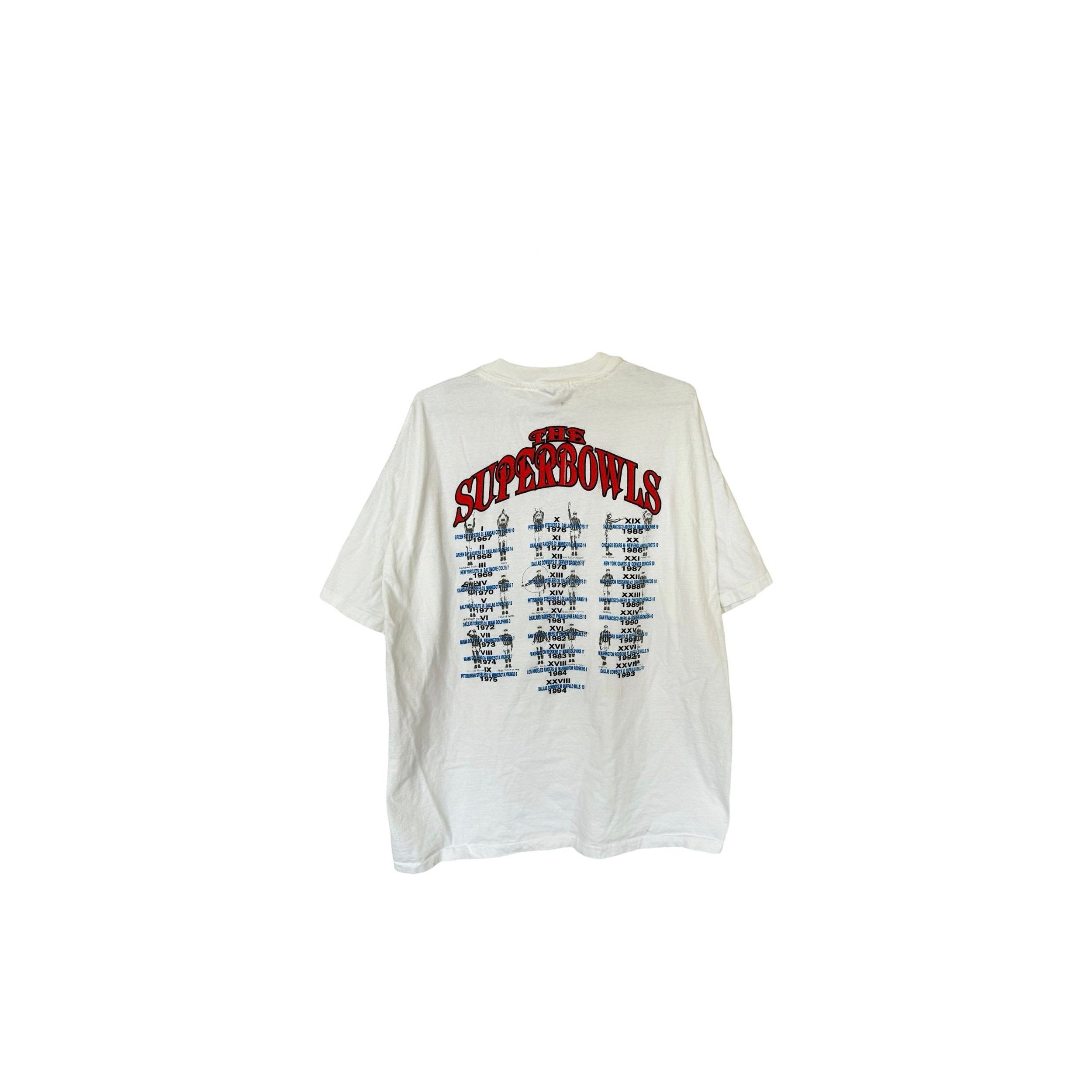 Vintage Super Bowl 1995 Chiefs vs Chargers Size US XL / EU 56 / 4 - 2 Thumbnail