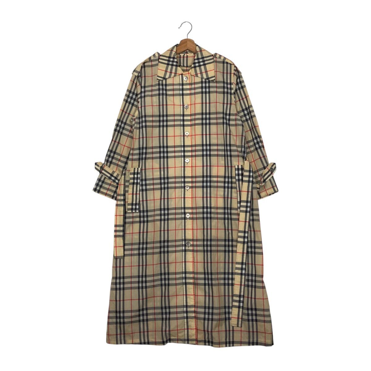 Japanese Brand 📌Vintage Long Jacket Tartan Design Nova Check Double Breast Size US M / EU 48-50 / 2 - 2 Thumbnail