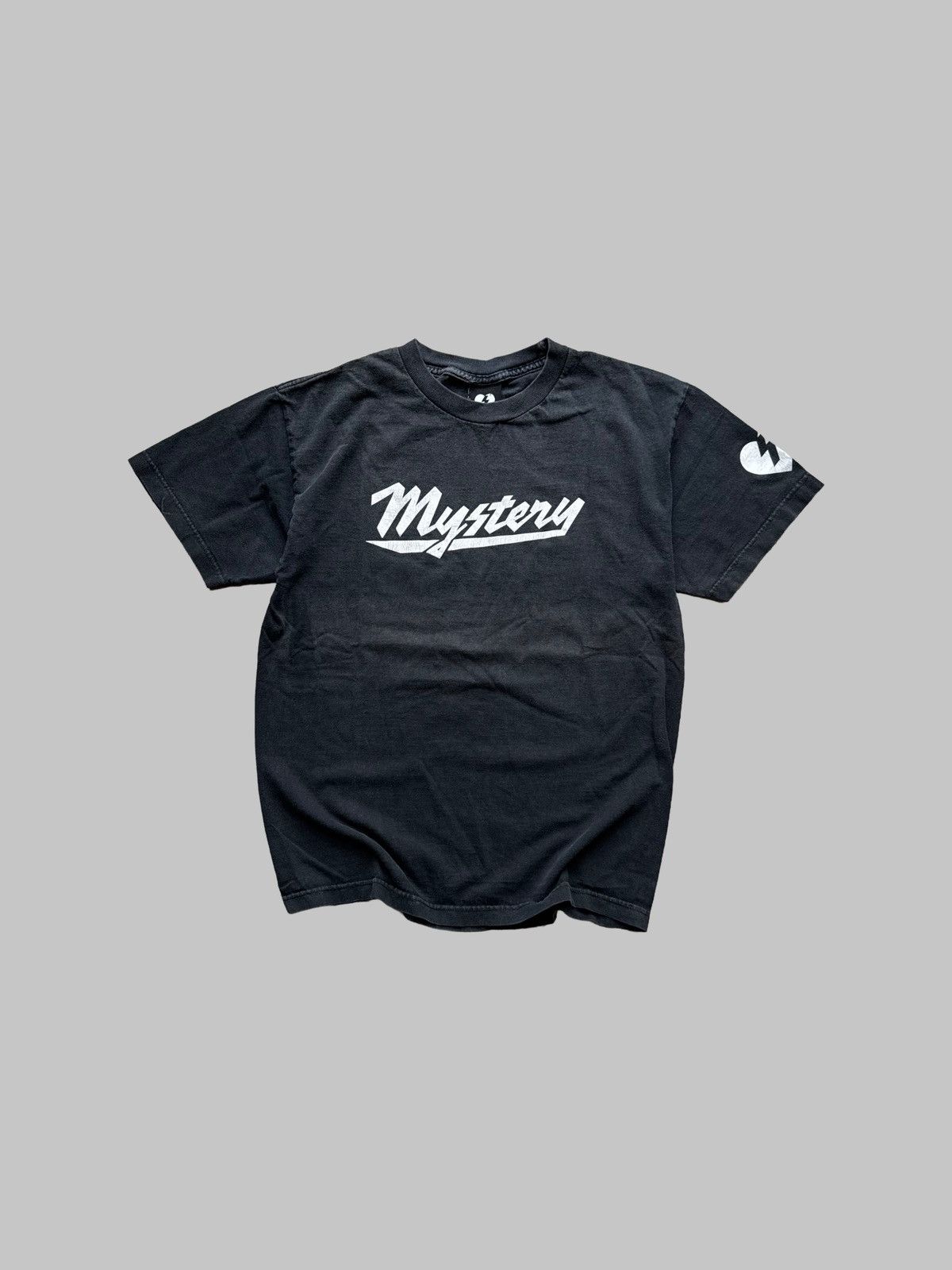 If Six Was Nine Vintage 90s Mystery Skateboards USA Faded Y2K T-Shirt Black Size US M / EU 48-50 / 2 - 1 Thumbnail