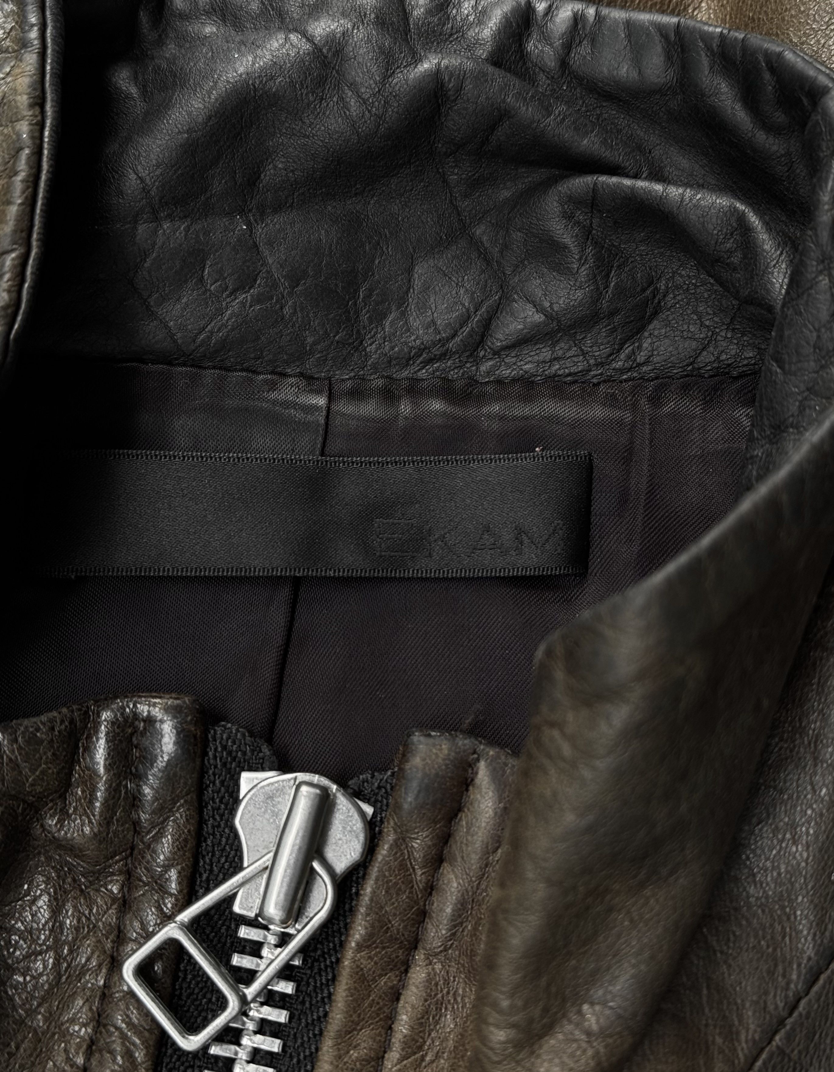 Ekam sheepskin single riders jacket