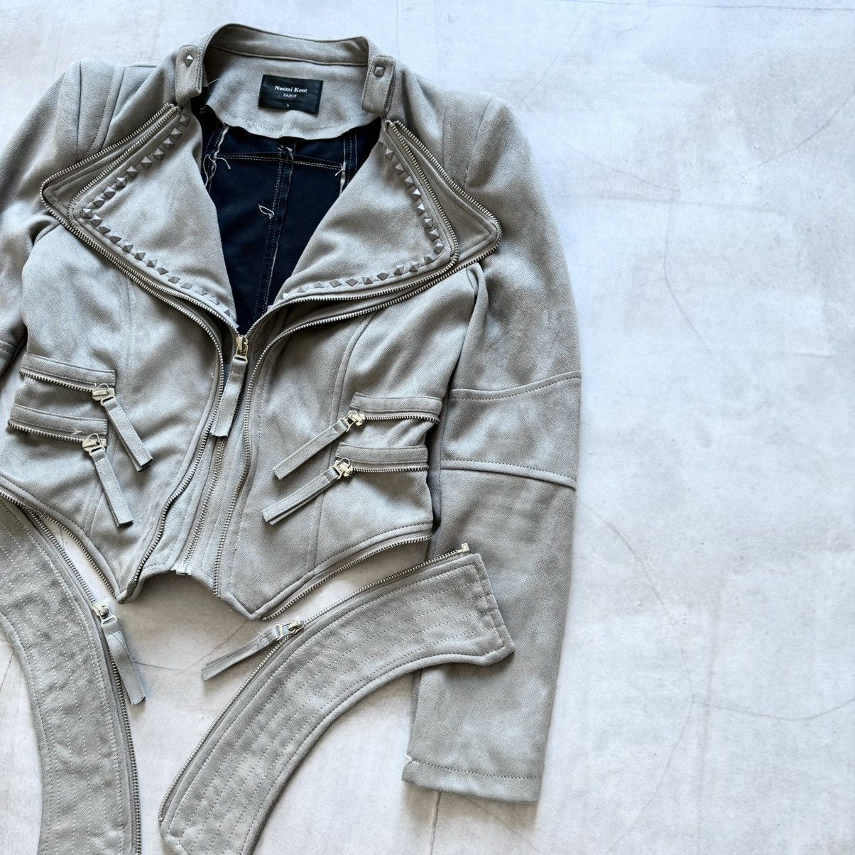 Hysteric Glamour × Undercover 00s Military Zipper Jacket Japan Napoleon Rick Owens Vibe Size S / US 4 / IT 40 - 9 Thumbnail