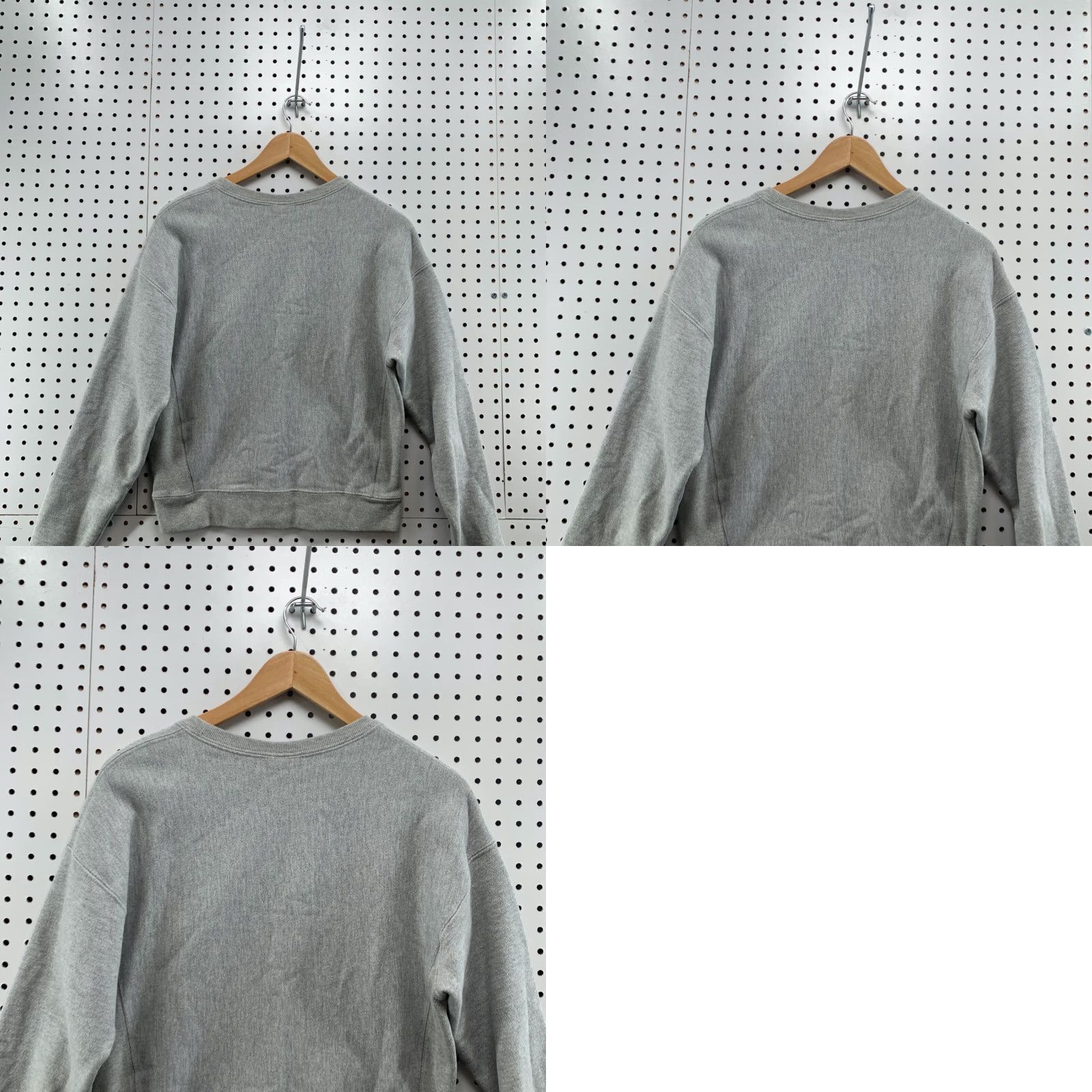 Champion Champion Sweatshirt Women Small Gray Embroidered Spellout Reverse Weave Pullover Size S / US 4 / IT 40 - 10 Thumbnail