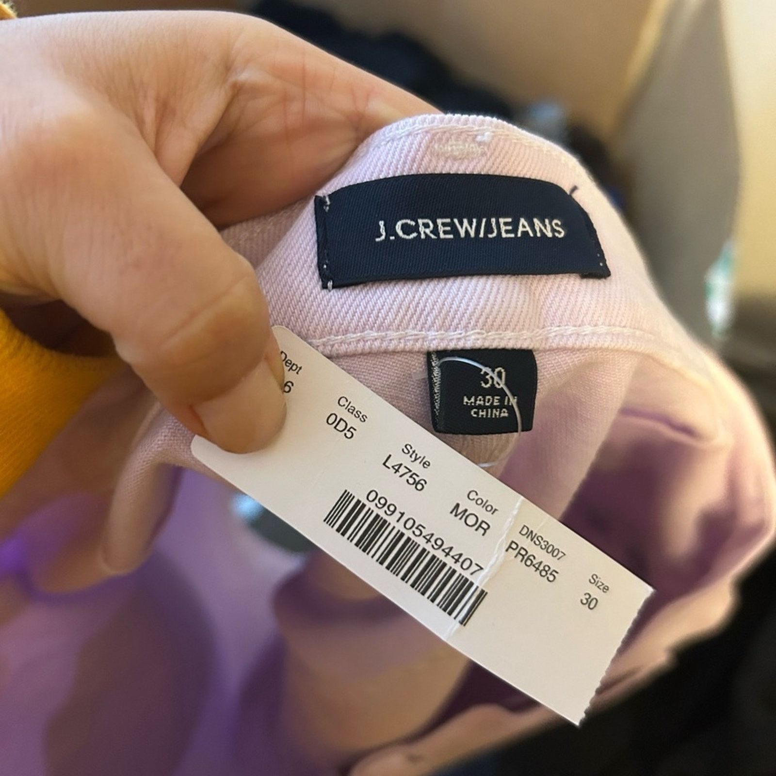 J.Crew Nwt J.Crew Lilac High-Rise Denim Shorts With Patch Pockets Size 30" / US 8 / IT 44 - 3 Thumbnail