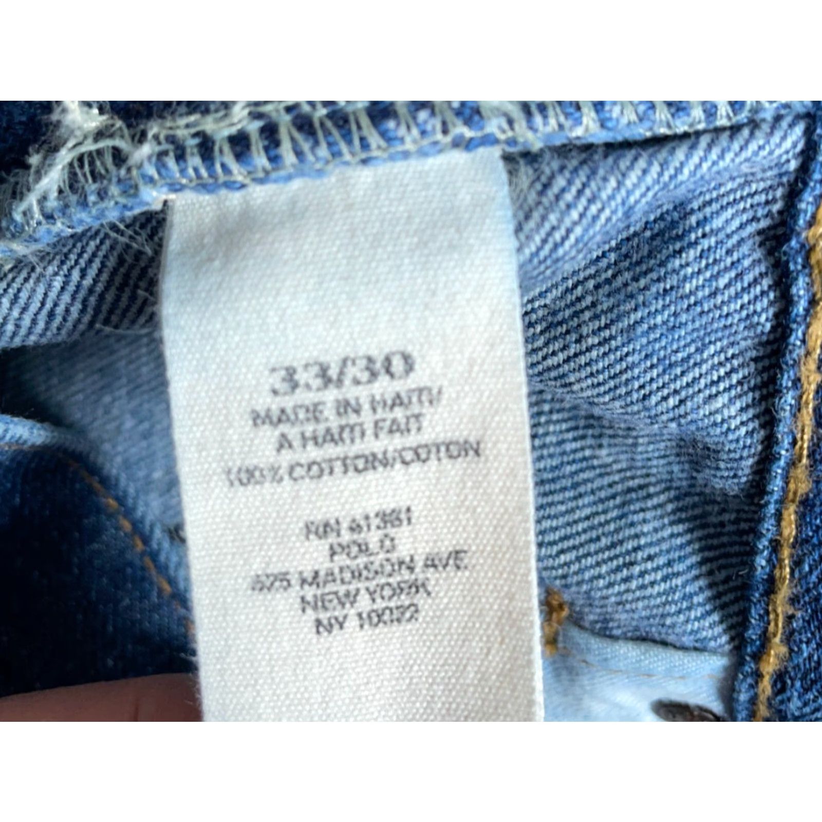 Vintage Denim & Supply Ralph Lauren Bootcut Jeans Men's 33 x 30 Blue Denim Low Rise Size US 34 / EU 50 - 4 Thumbnail