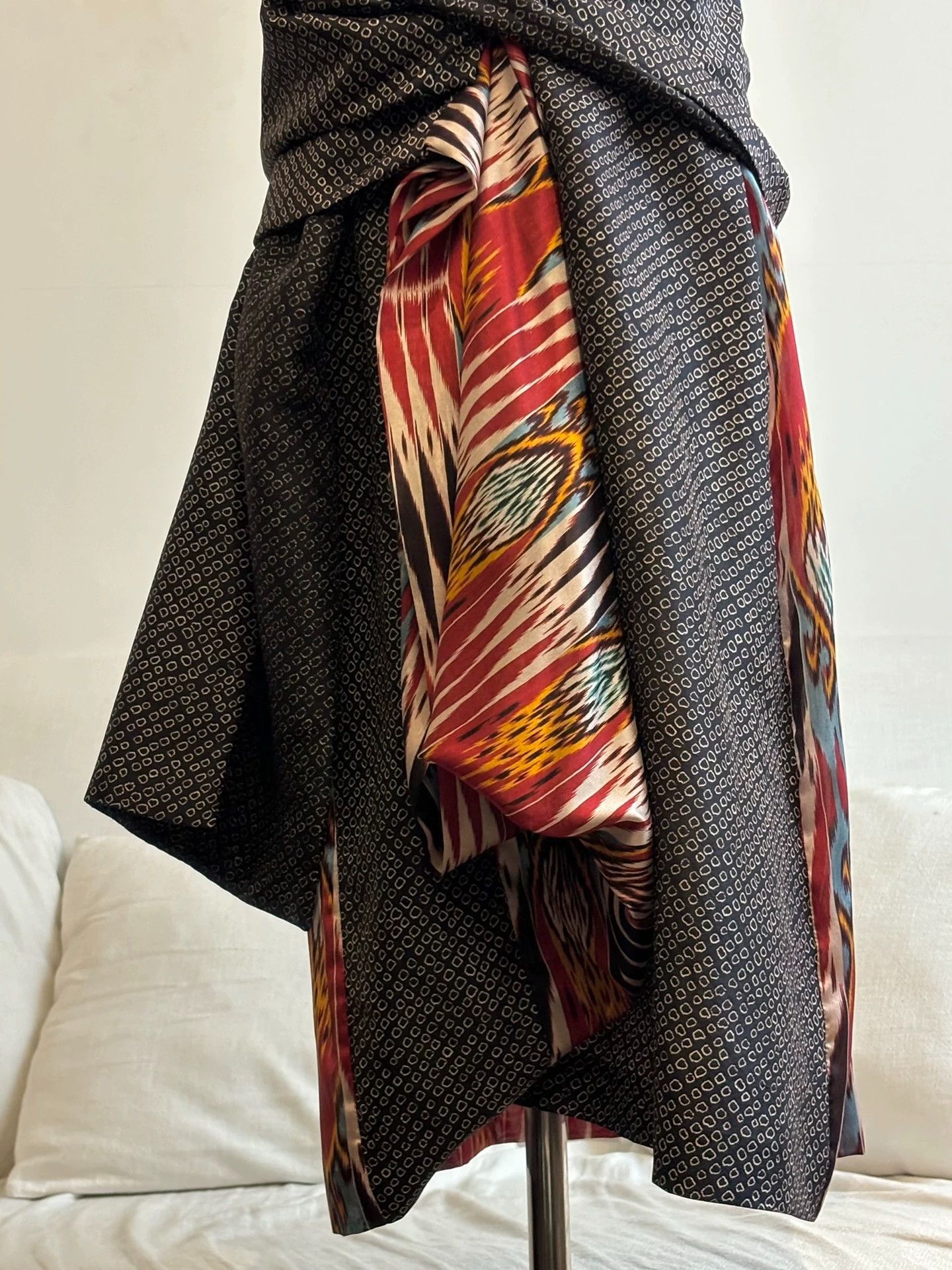 Dries Van Noten Dries Van Noten 2010 Exotic Psychedelic Silk Dress Size S / US 4 / IT 40 - 6 Thumbnail