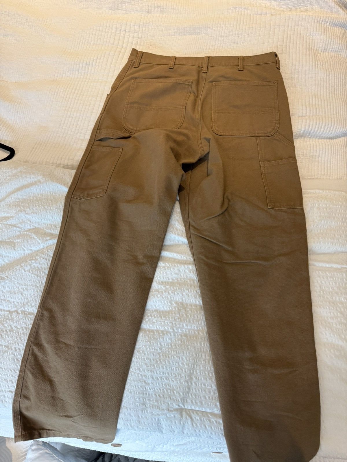 Carhartt CARHARTT DOUBLE KNEE BROWN PANTS Size US 32 / EU 48 - 4 Thumbnail
