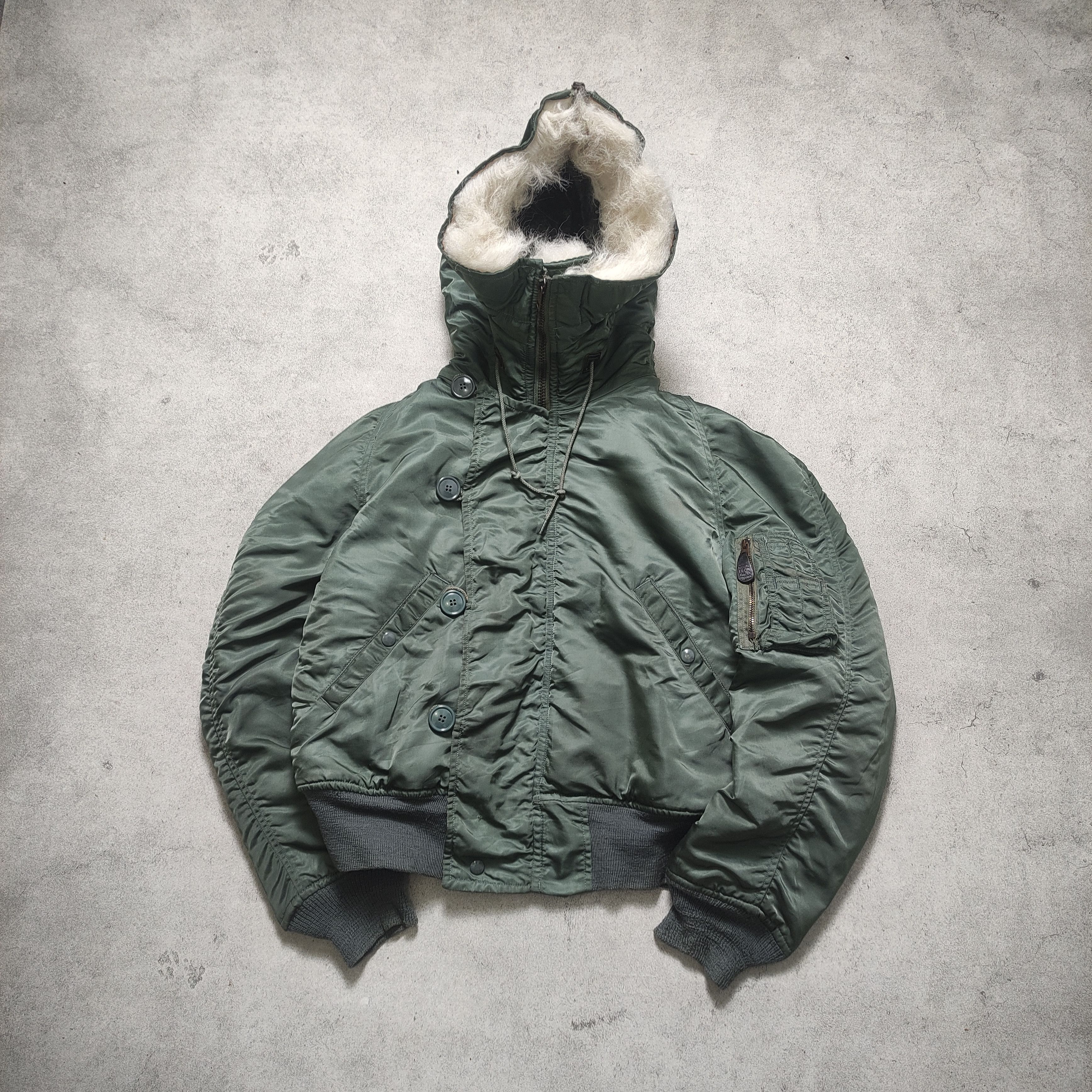 If Six Was Nine Vintage N2B Military Jacket – 1970s Vietnam Era Size US M / EU 48-50 / 2 - 2 Thumbnail