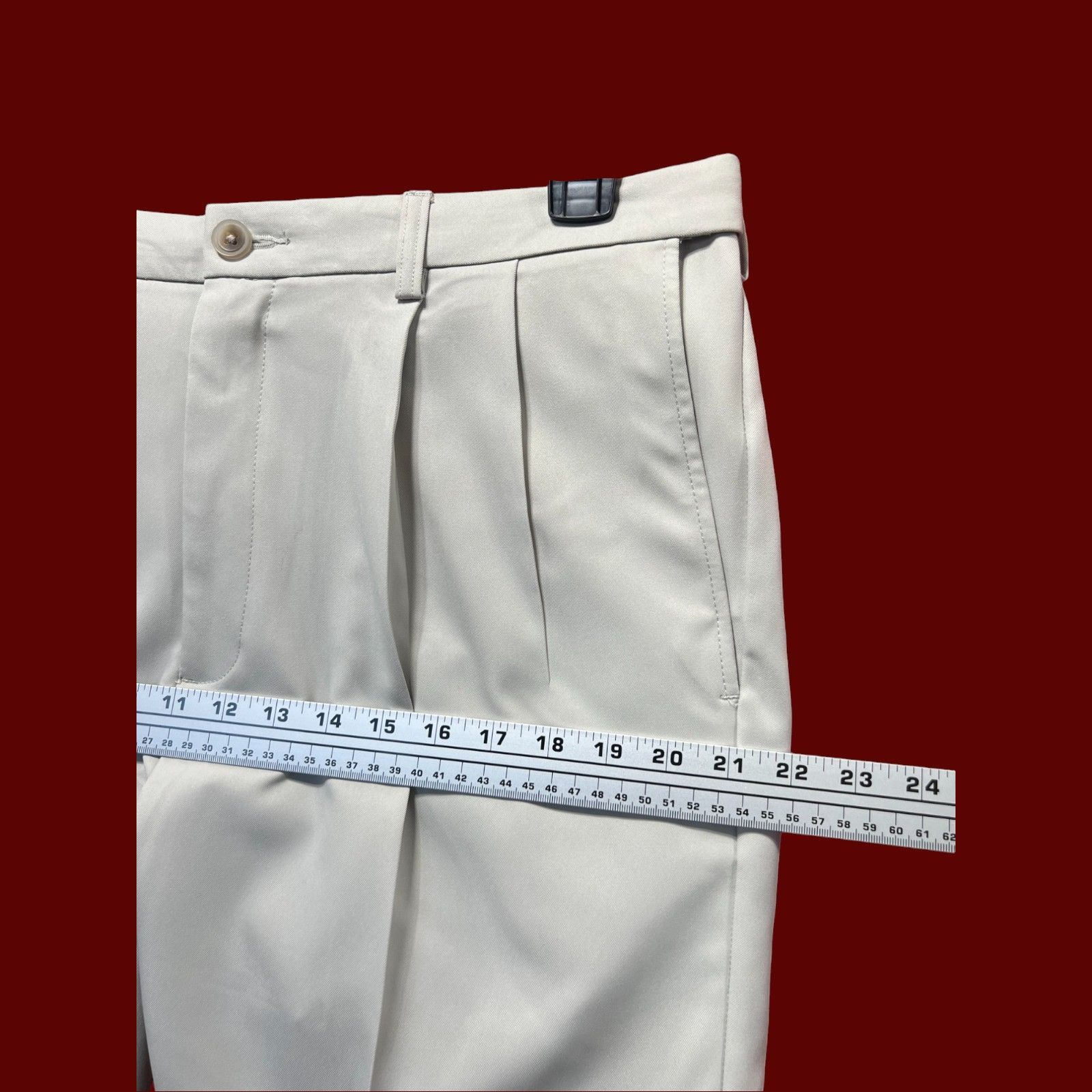 Other Haggar - Cool 18 Pro - Men's Pleat Front Short - Expandible Size US 36 / EU 52 - 6 Thumbnail