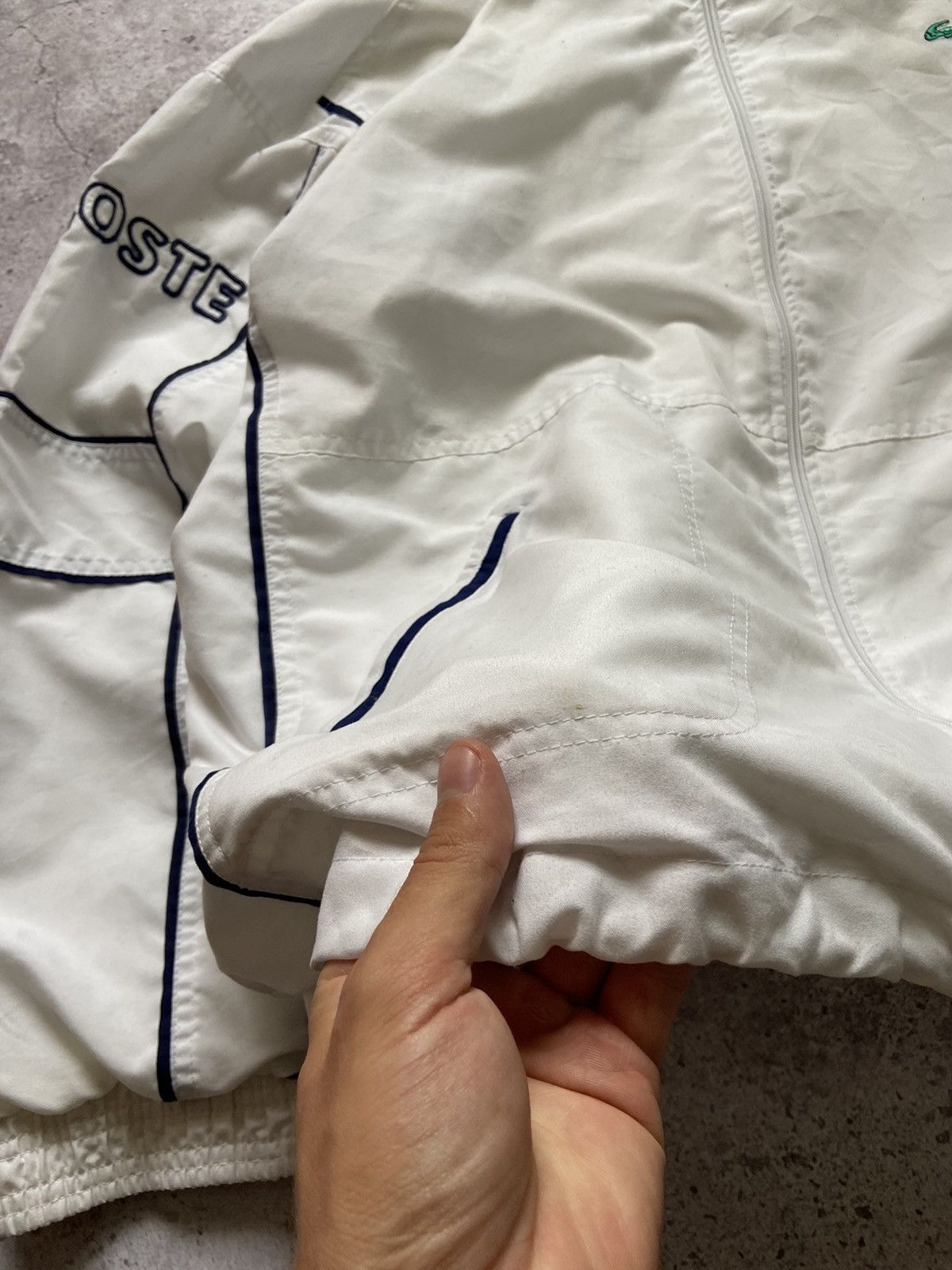 Lacoste × Vintage Vintage Lacoste Track Jacket Full Zip Y2K Drill Size US M / EU 48-50 / 2 - 4 Thumbnail
