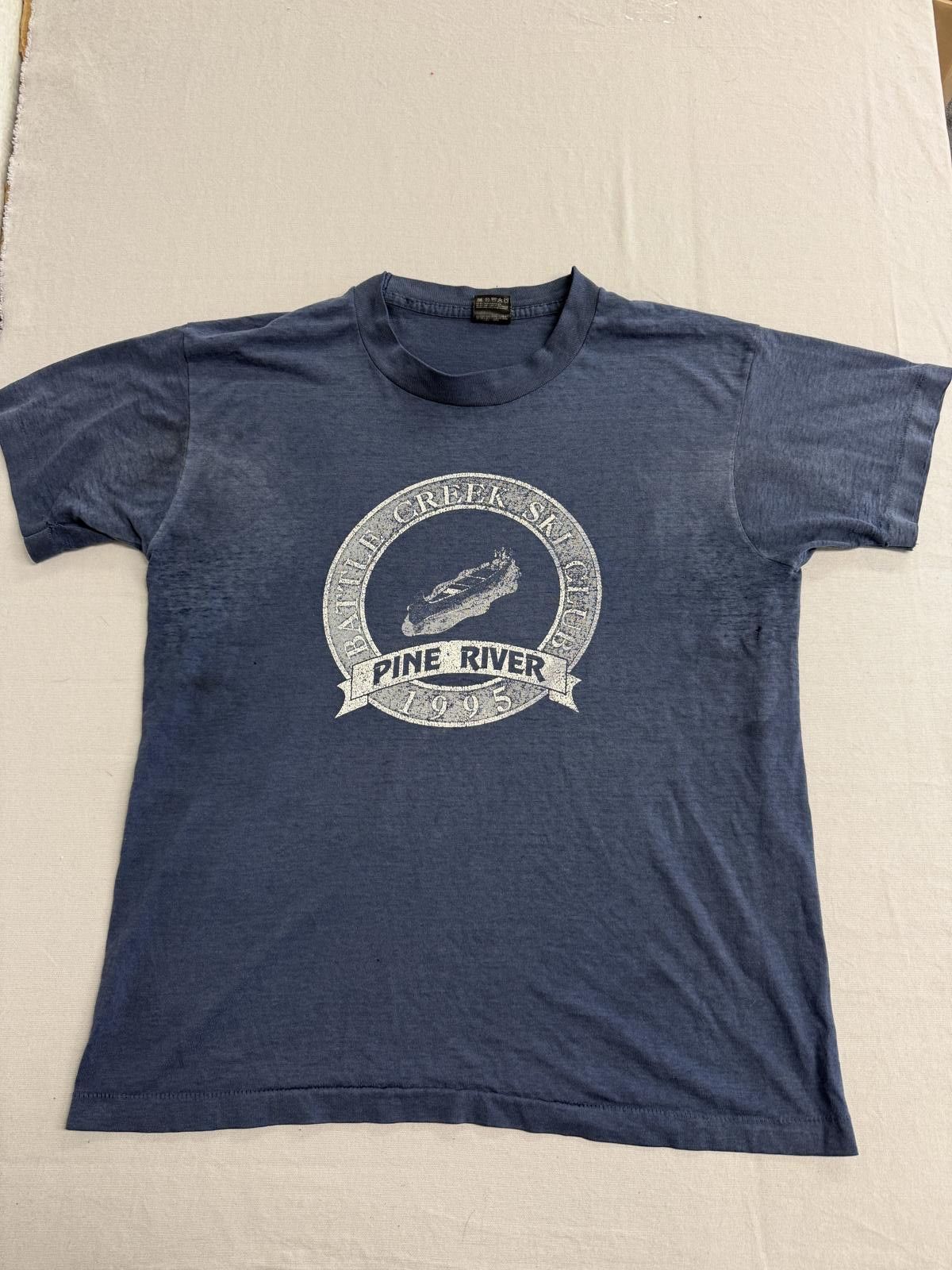 Fruit Of The Loom Vintage Battle Creek Ski Club T-shirt Boyne Mountain BCSC -L Size US L / EU 52-54 / 3 - 1 Thumbnail