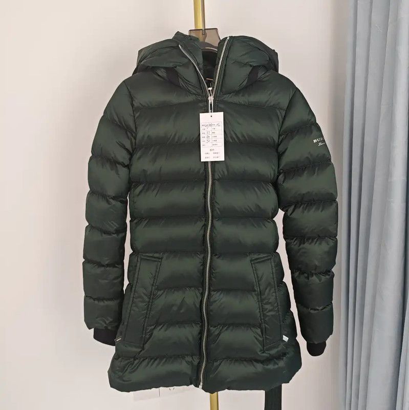 Burberry Burberry Women's Green Nylon Down Jacket Size XS / US 0-2 / IT 36-38 - 1 Thumbnail