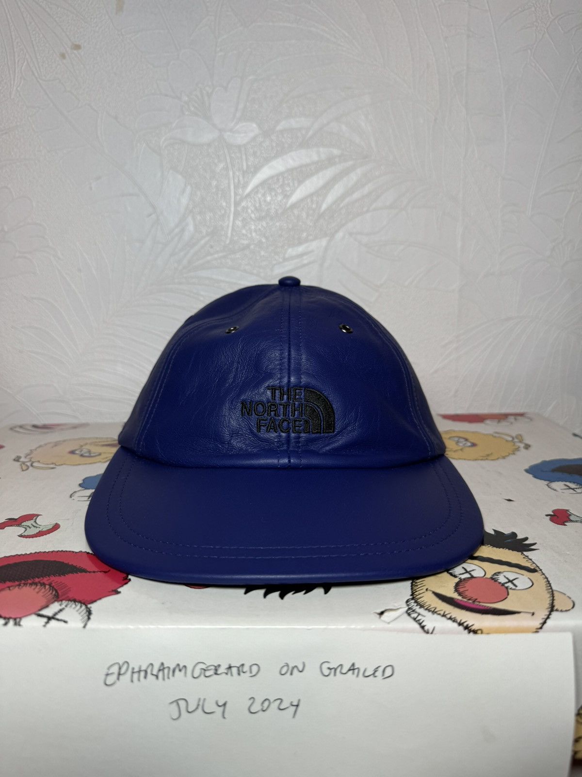 Supreme x TNF The North Face Leather 6 Panel Cap Hat