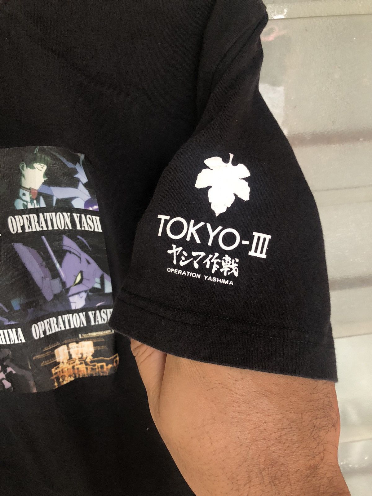 Anime Vintage Evangelion Anime Action Operation Yashima Tee Size US M / EU 48-50 / 2 - 5 Thumbnail