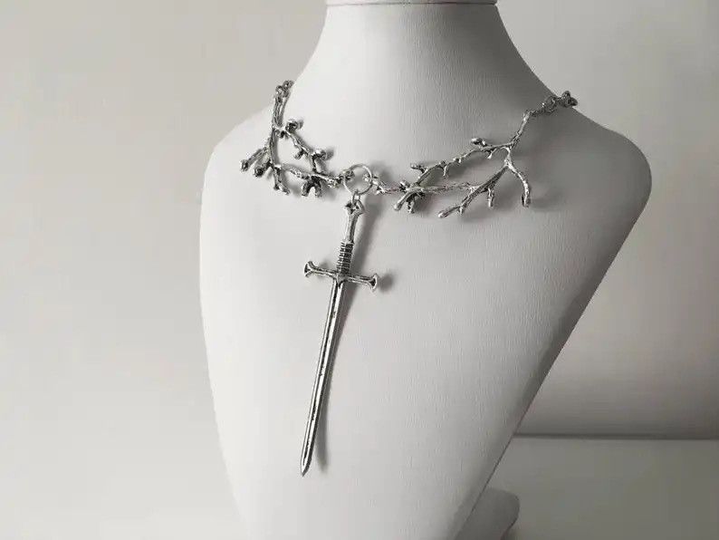 Jewelry Viking necklace chain with tree branch Size ONE SIZE - 6 Thumbnail