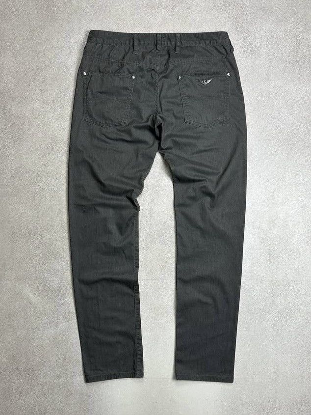 Armani Vintage Armani Metal Logo Gray Denim Jeans Pants 34 Size US 34 / EU 50 - 1 Thumbnail