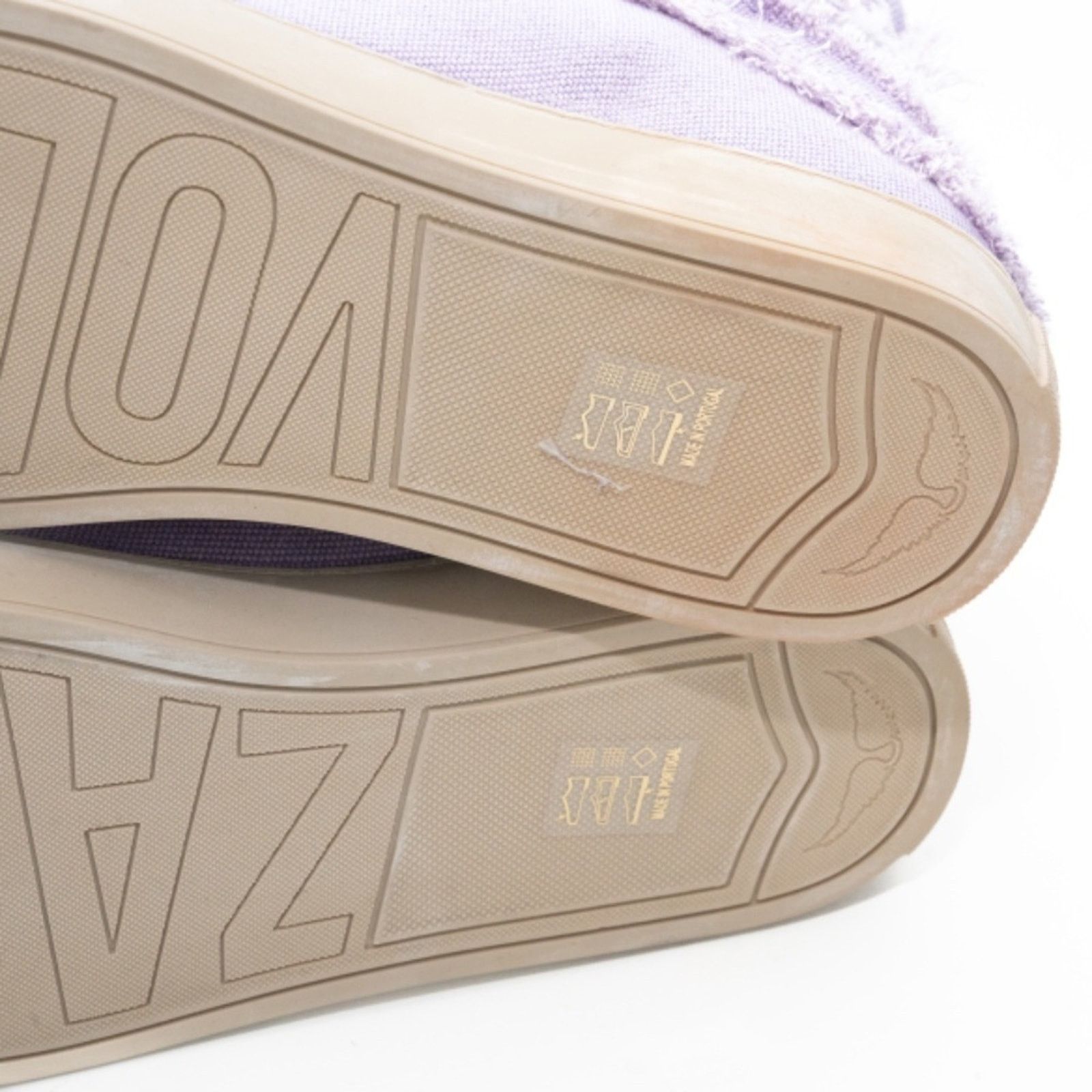 Zadig & Voltaire Zadig Voltaire. High Flash Canvas Shoes In Purple. Size US 10 / IT 40 - 13 Thumbnail