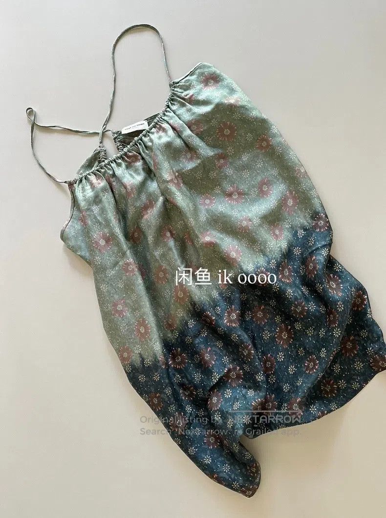 Other Dries Van Noten Light green printed halter top Size M / US 6-8 / IT 42-44 - 1 Thumbnail