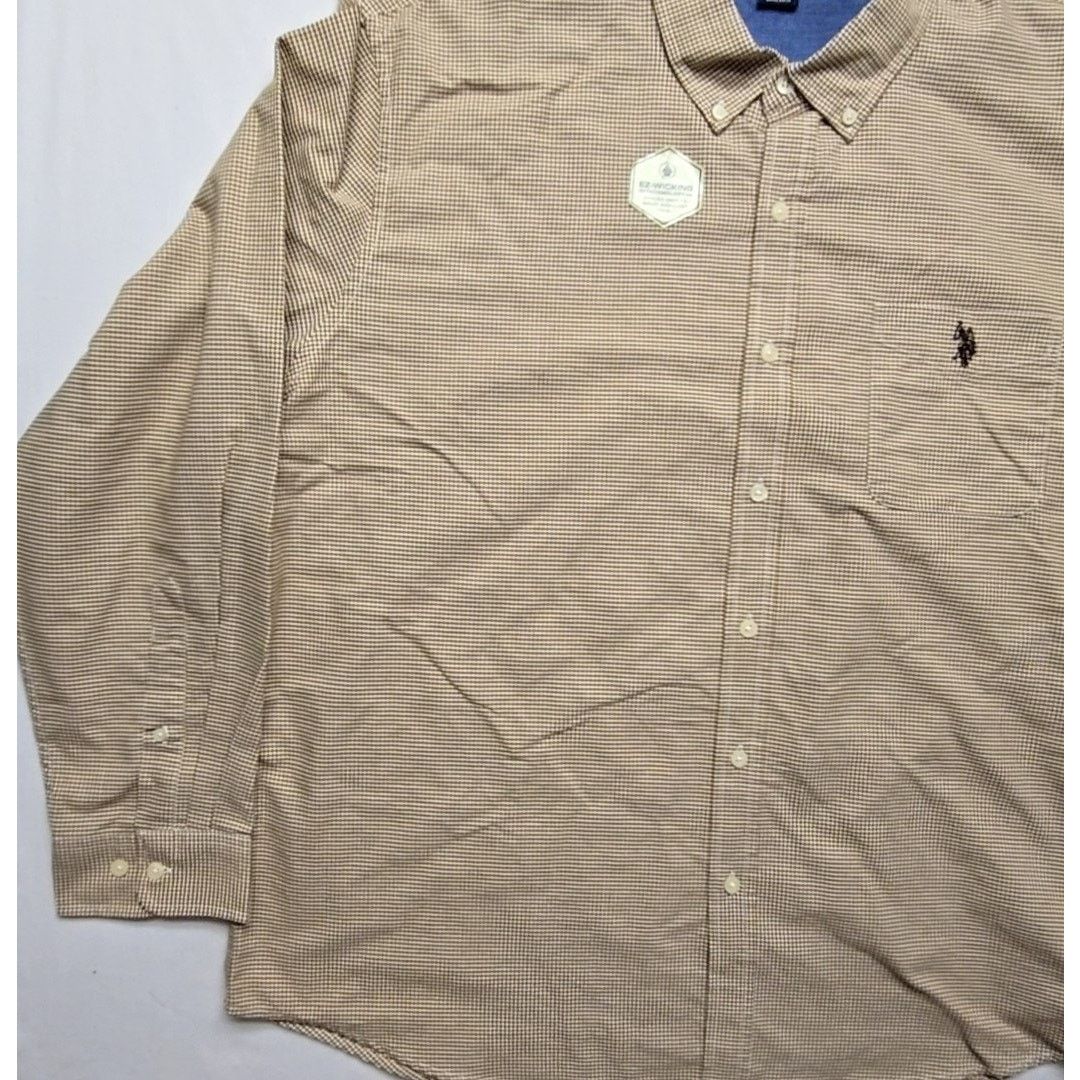 U.S. Polo Assn. U.S. Polo Assn. Button Down Checkered Long Sleeve 2XL Shirt Size US XXL / EU 58 / 5 - 3 Thumbnail