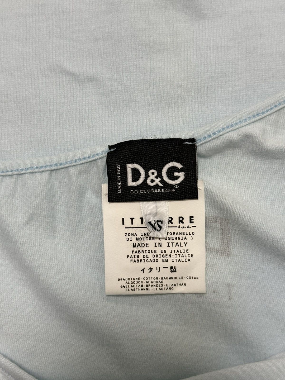 Dolce & Gabbana D&G "CHICAGO" Print Rhinestone One Shoulder Top Size XS / US 0-2 / IT 36-38 - 5 Thumbnail