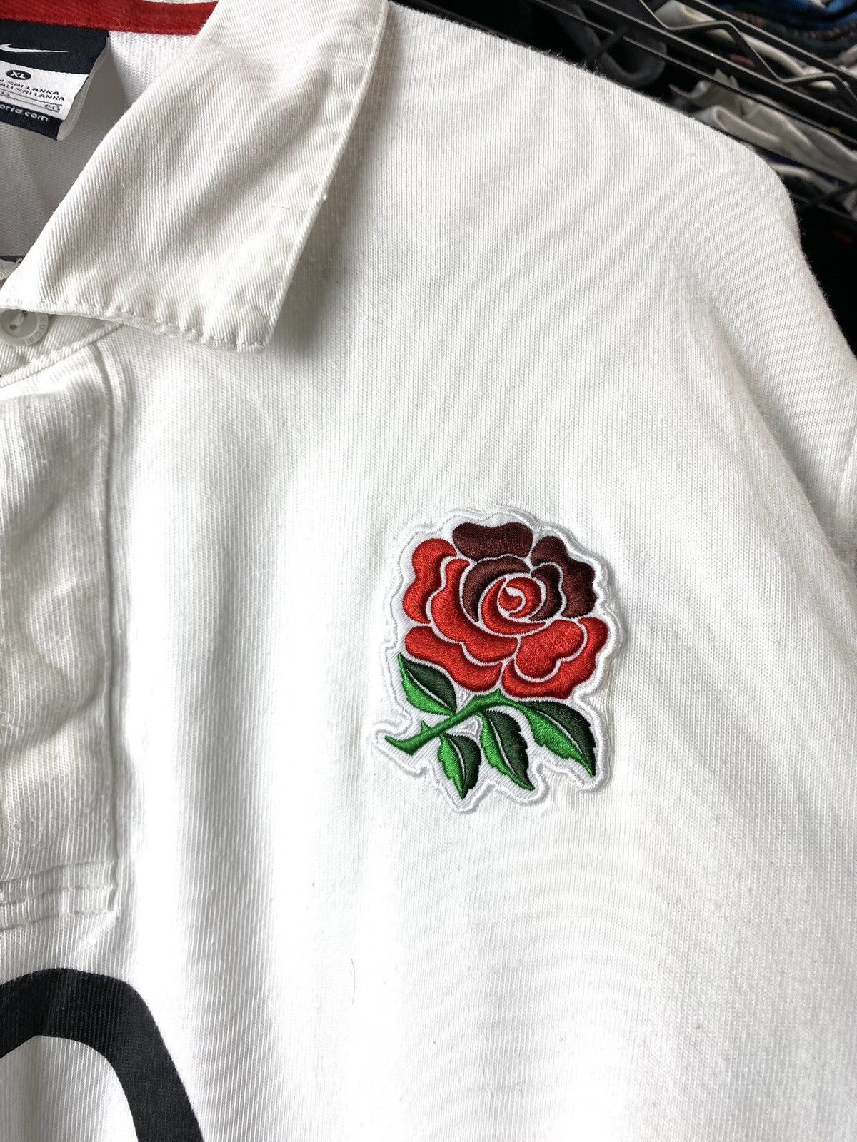 Nike × Vintage Vintage 00’s Nike England O2 Rugby Longsleeve Size US XL / EU 56 / 4 - 4 Thumbnail