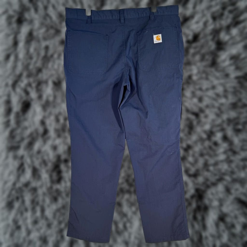 Carhartt Carhartt Pants Mens 34x29 Navy Ripstop Relaxed Fit Workwear Utility Zip Button Mens Carhartt Pants 34 Navy Ripstop Relaxed Workwear Casual Size US 34 / EU 50 - 1 Thumbnail