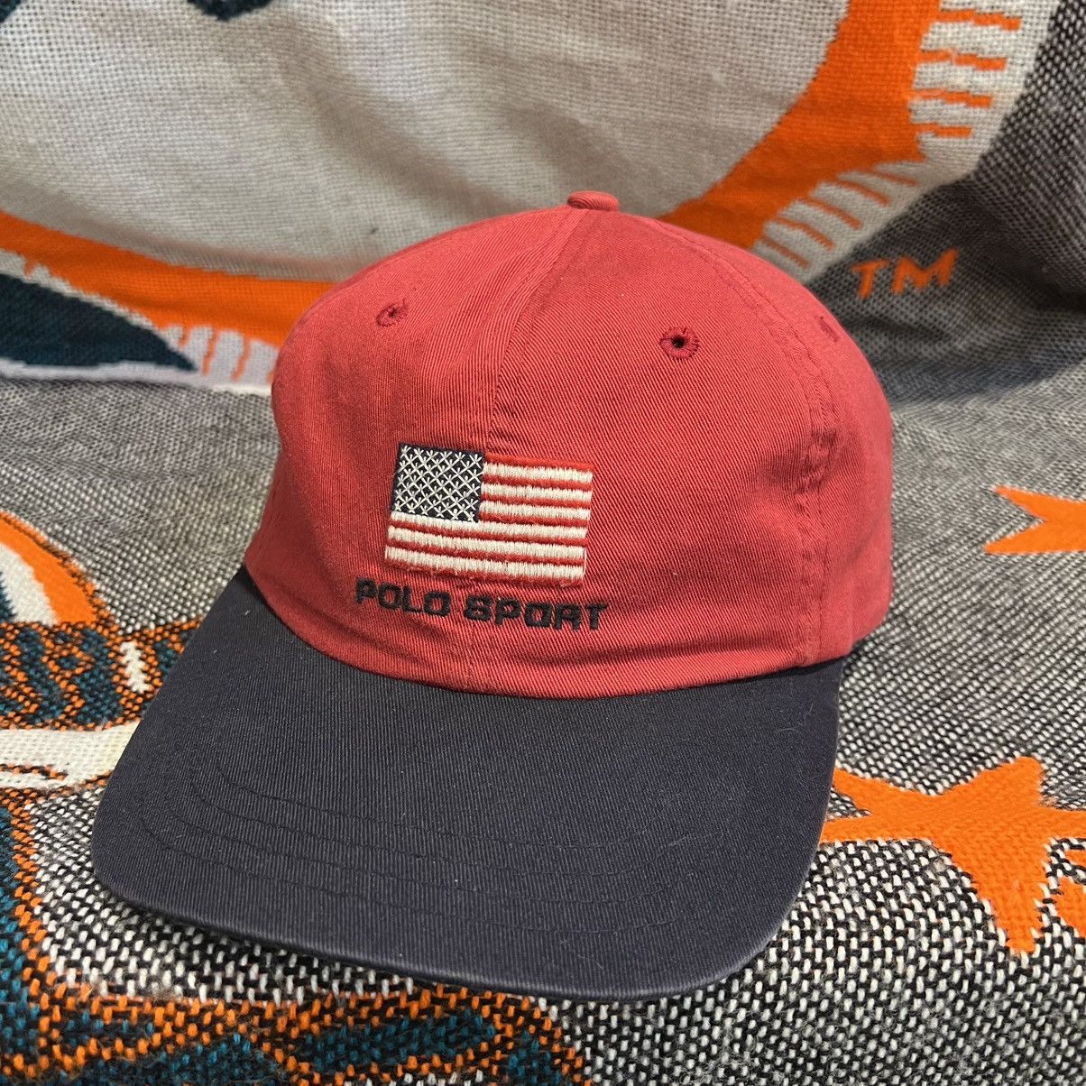 Polo Ralph Lauren × Vintage Vintage polo sports ralph lauren hat Size ONE SIZE - 1 Thumbnail