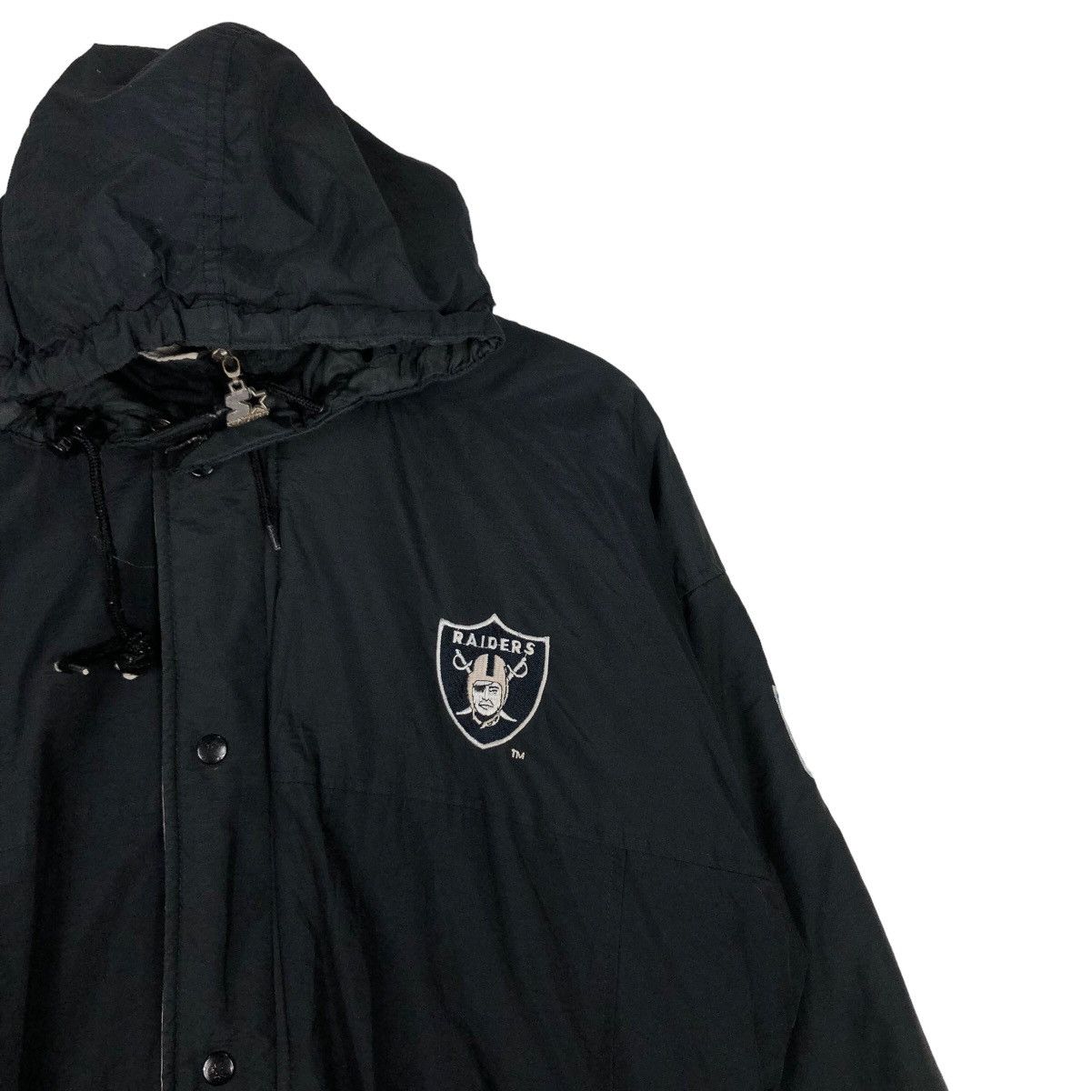 NFL 🔥Vintage Bomber Jacket Starter NFL Raiders Big Logo Size US S / EU 44-46 / 1 - 6 Thumbnail