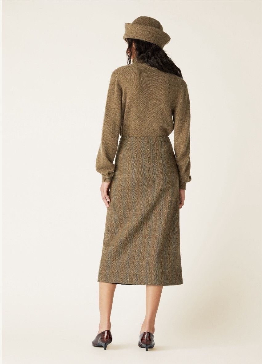 Loro Piana o1srvl11e0725 FAO6884 Turtleneck Cashmere Sweater in Brown Size XS / US 0-2 / IT 36-38 - 3 Thumbnail