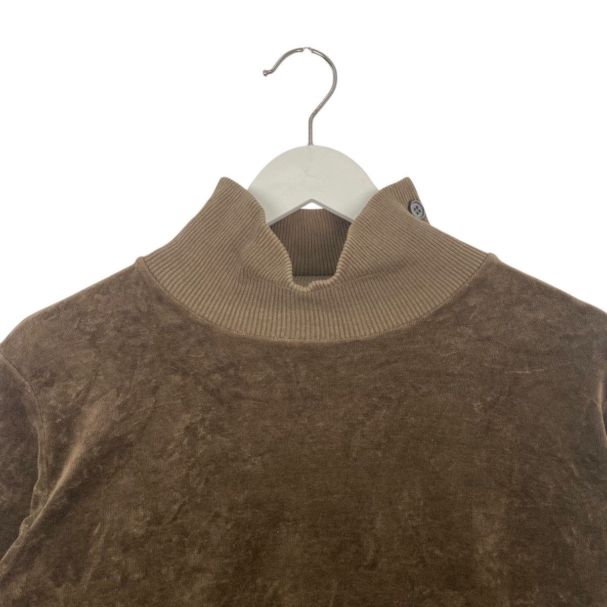 Other Vintage APC Velvet Brown Turtleneck Sweatshirt Size S Size US S / EU 44-46 / 1 - 4 Thumbnail