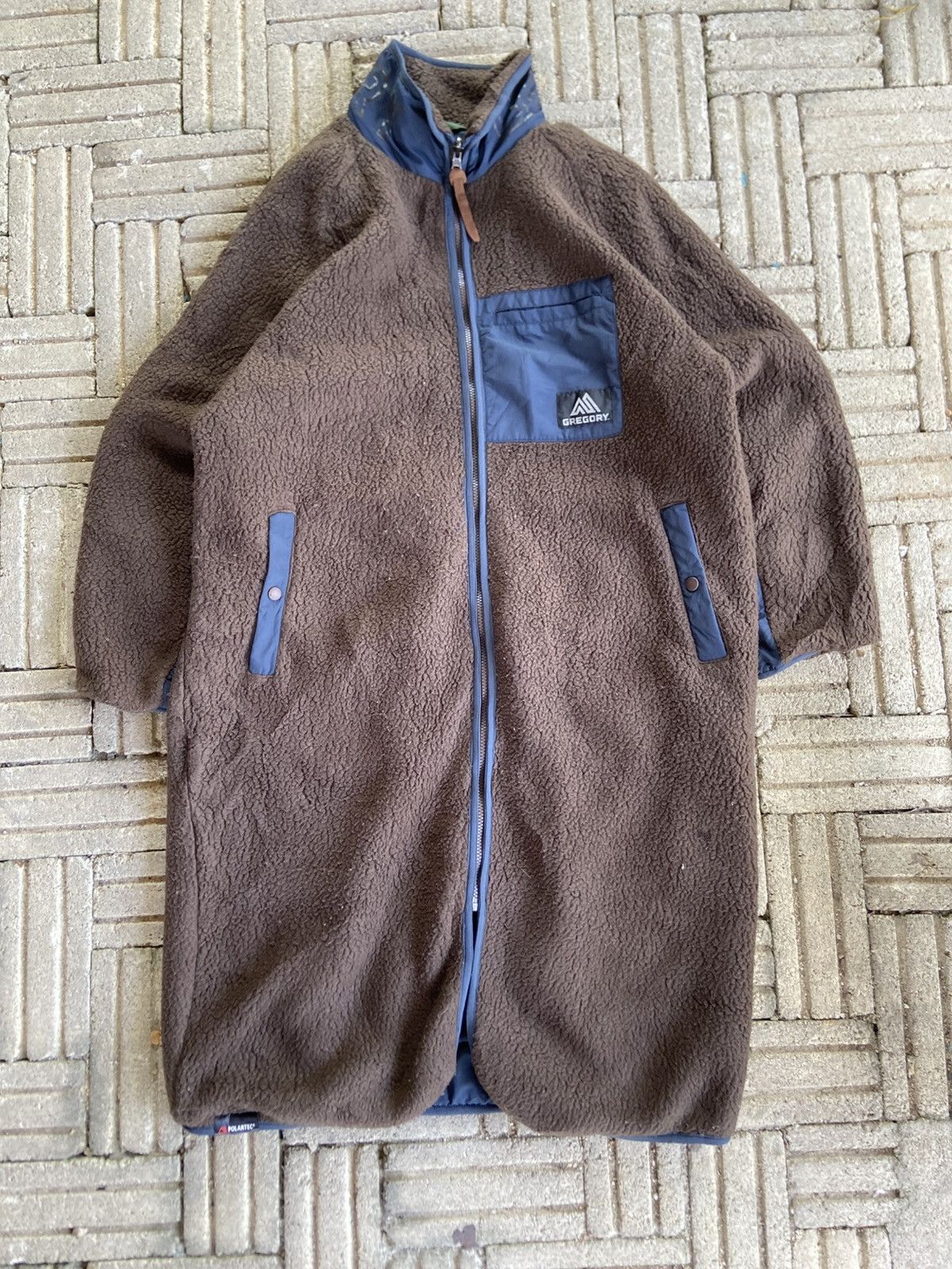 Gregory Gregory long bulky fleece reverseable jacket Size US L / EU 52-54 / 3 - 6 Thumbnail