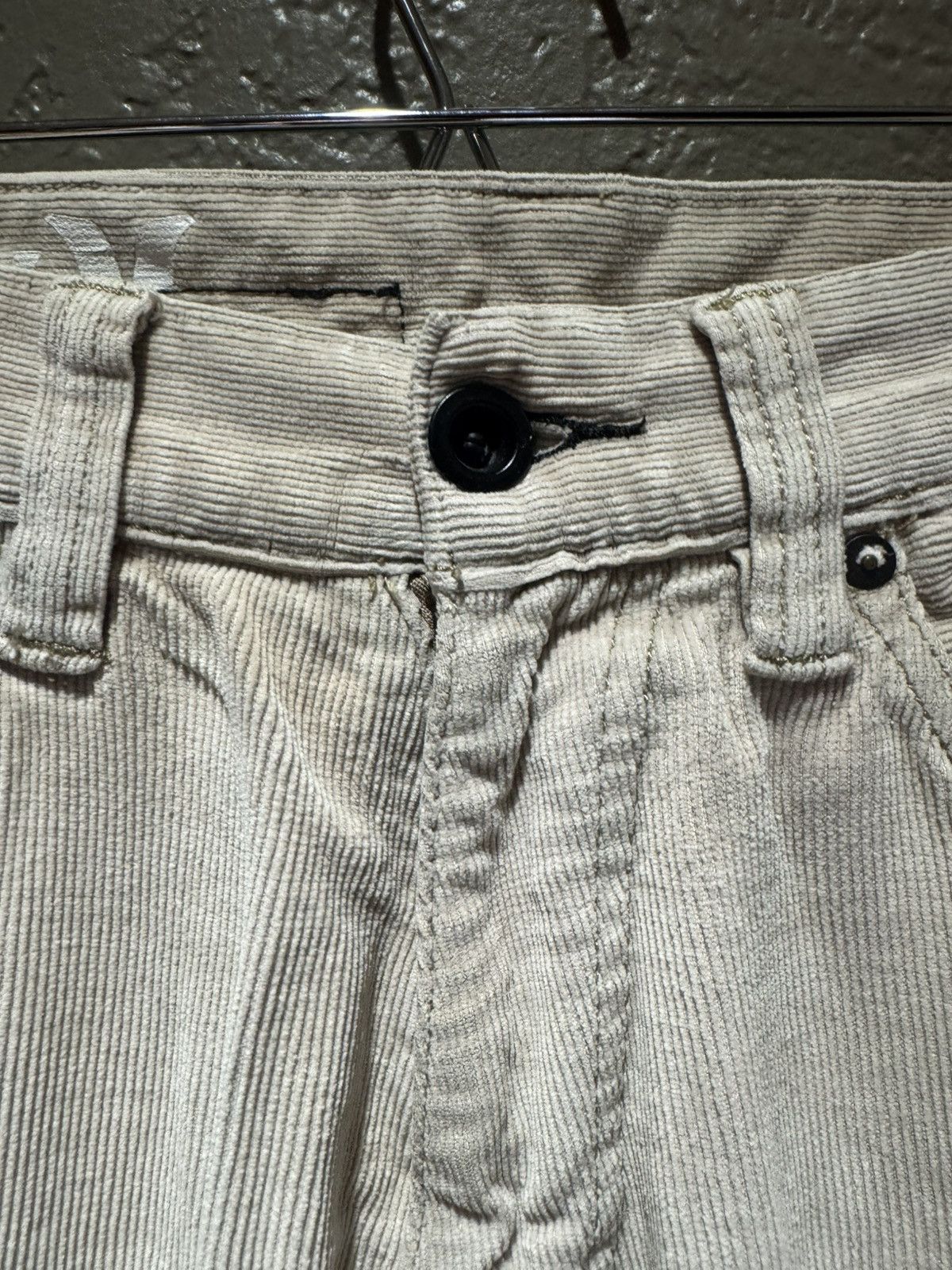 Hurley Hurley Beige Corduroy Straight Leg Light Tan Pants 2000s Y2k Size US 30 / EU 46 - 3 Thumbnail