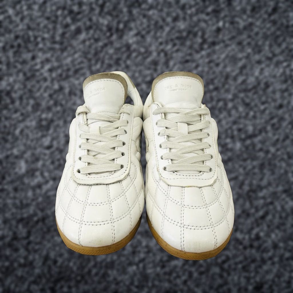 Rag & Bone rag & bone Legacy Sneaker Womens US 5 White 35 Retro Size US 5 / IT 35 - 1 Thumbnail