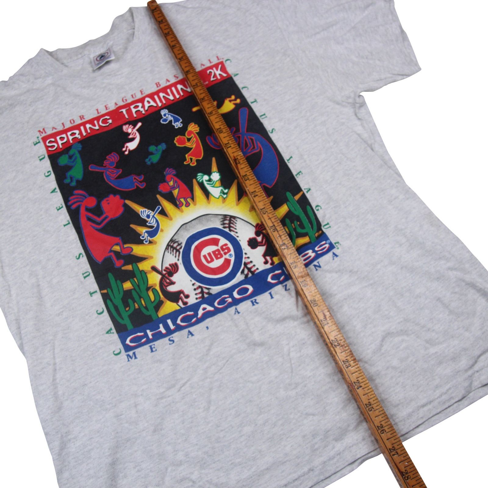 MLB × Vintage Vintage Y2k Chicago Cubs "Spring Training" Graphic T Shirt Size US L / EU 52-54 / 3 - 7 Thumbnail