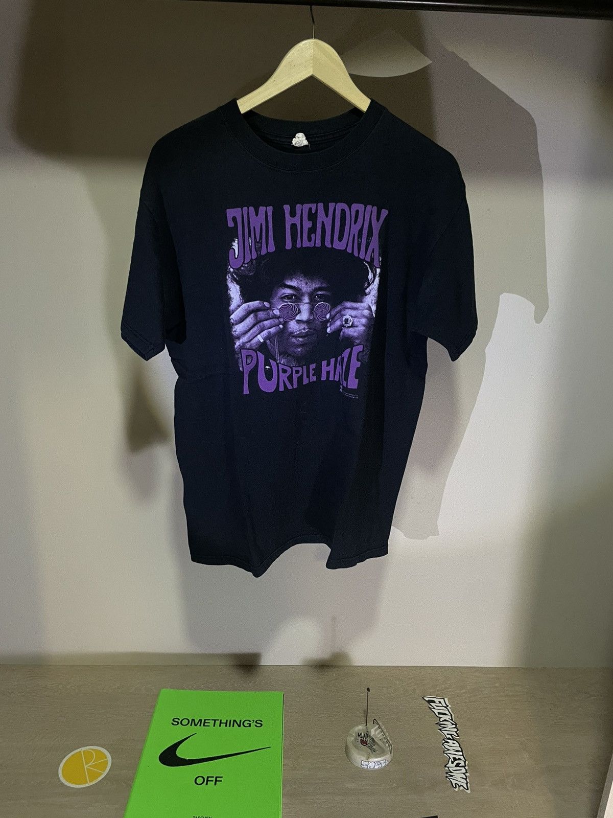 Vintage Jimmy Hendrix Vintage Tee Purple Haze Size US L / EU 52-54 / 3 - 1 Thumbnail