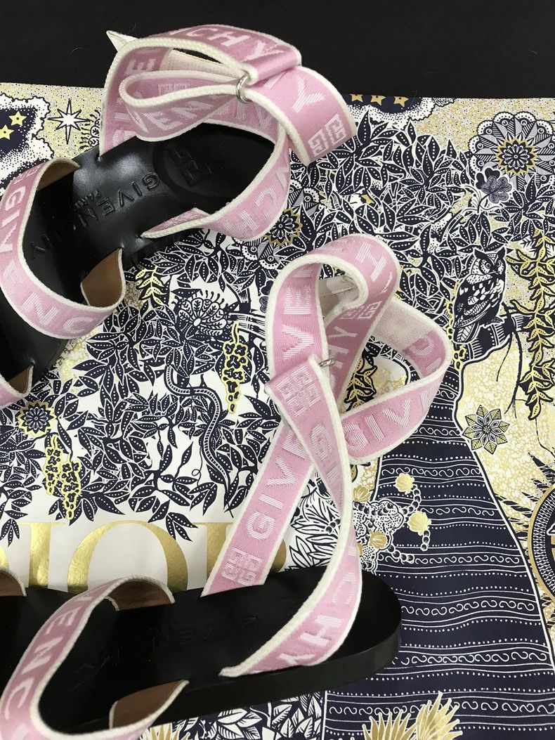 Other Givenchy Sise36 Pink logo magic tape strap sandals, size 36 Size US 7 / EU 40 - 3 Thumbnail