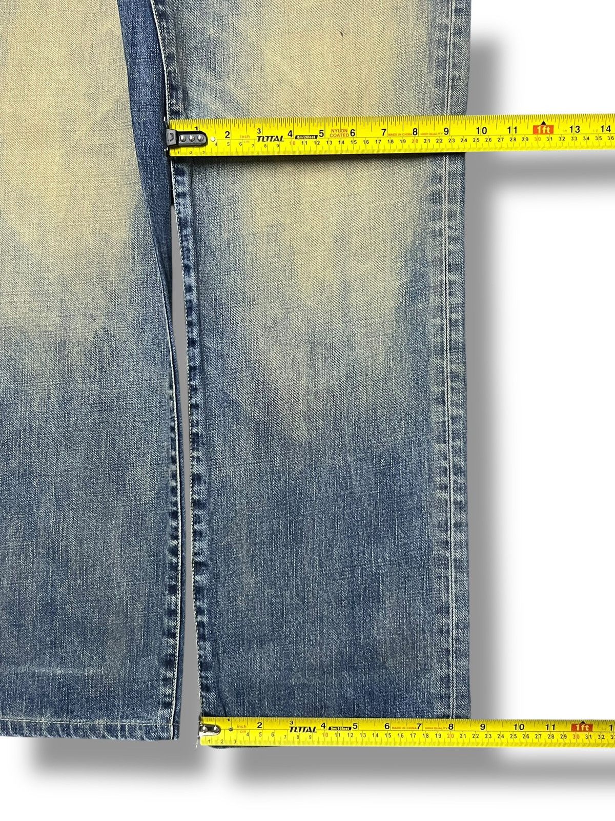 Uniqlo Loose Uniqlo S-002 Vintage Japan - Faded Mud Wash Jeans Size US 35 - 18 Thumbnail