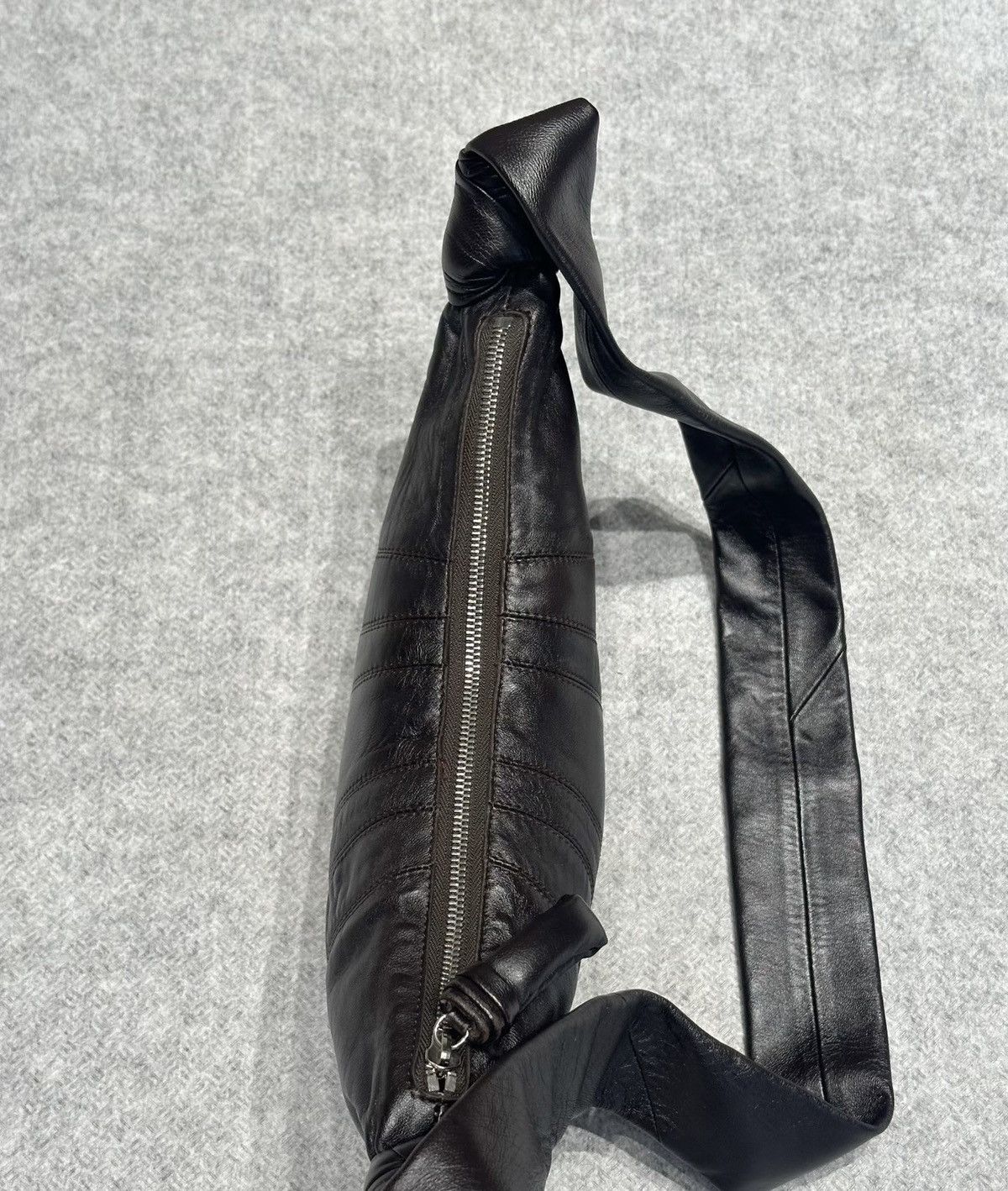 Lemaire Lemaire Dark Chocolate Lambskin Croissant Bag Size ONE SIZE - 5 Thumbnail