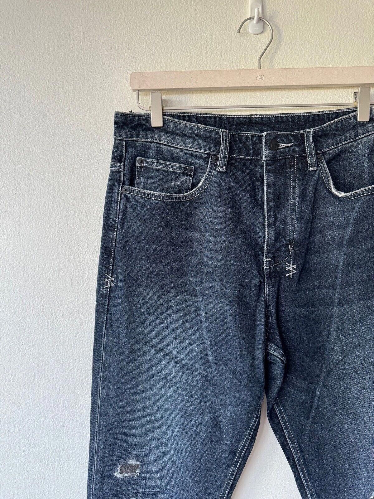 Ksubi new Ksubi mens denim jean wolfgang 32 blue blood patched rip Size US 32 / EU 48 - 4 Thumbnail