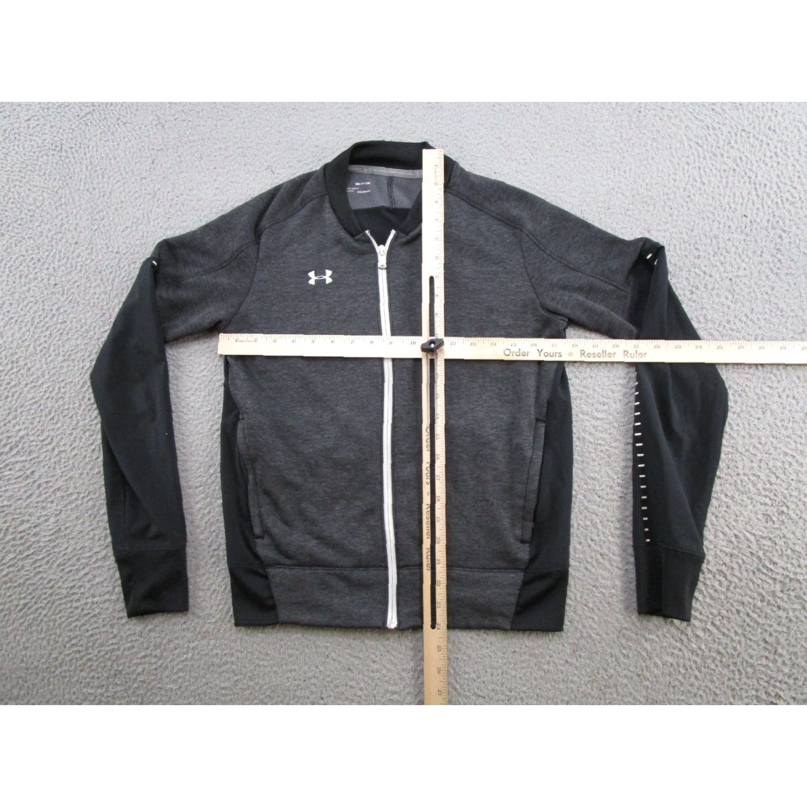 Under Armour Under Armour Jacket Womens S Black Qualifier Warm Up Hybrid Full-Zip COLDGEAR Size S / US 4 / IT 40 - 5 Thumbnail