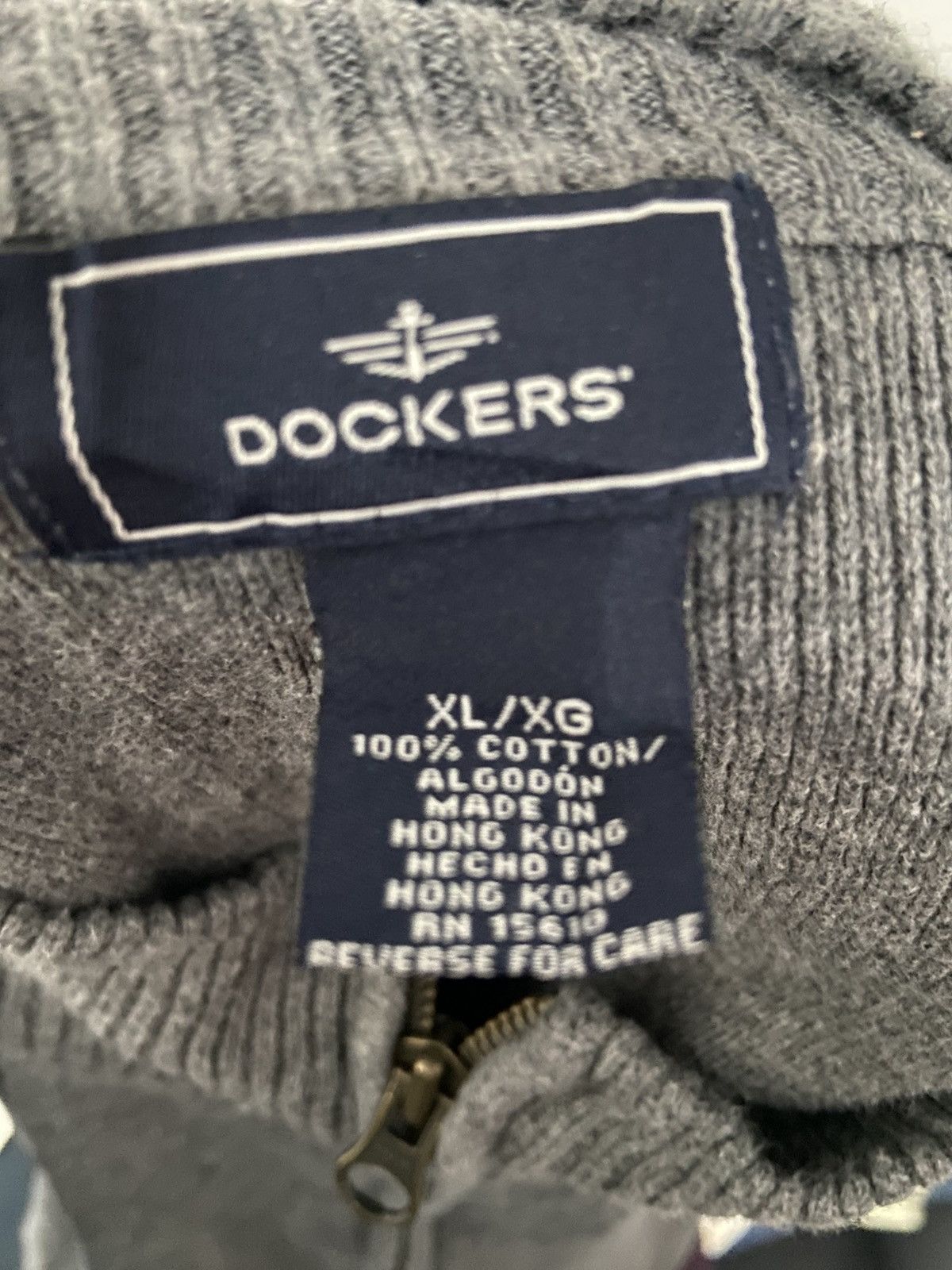 Dockers × Vintage GREY DOCKERS JUMPER Size US XL / EU 56 / 4 - 1 Thumbnail